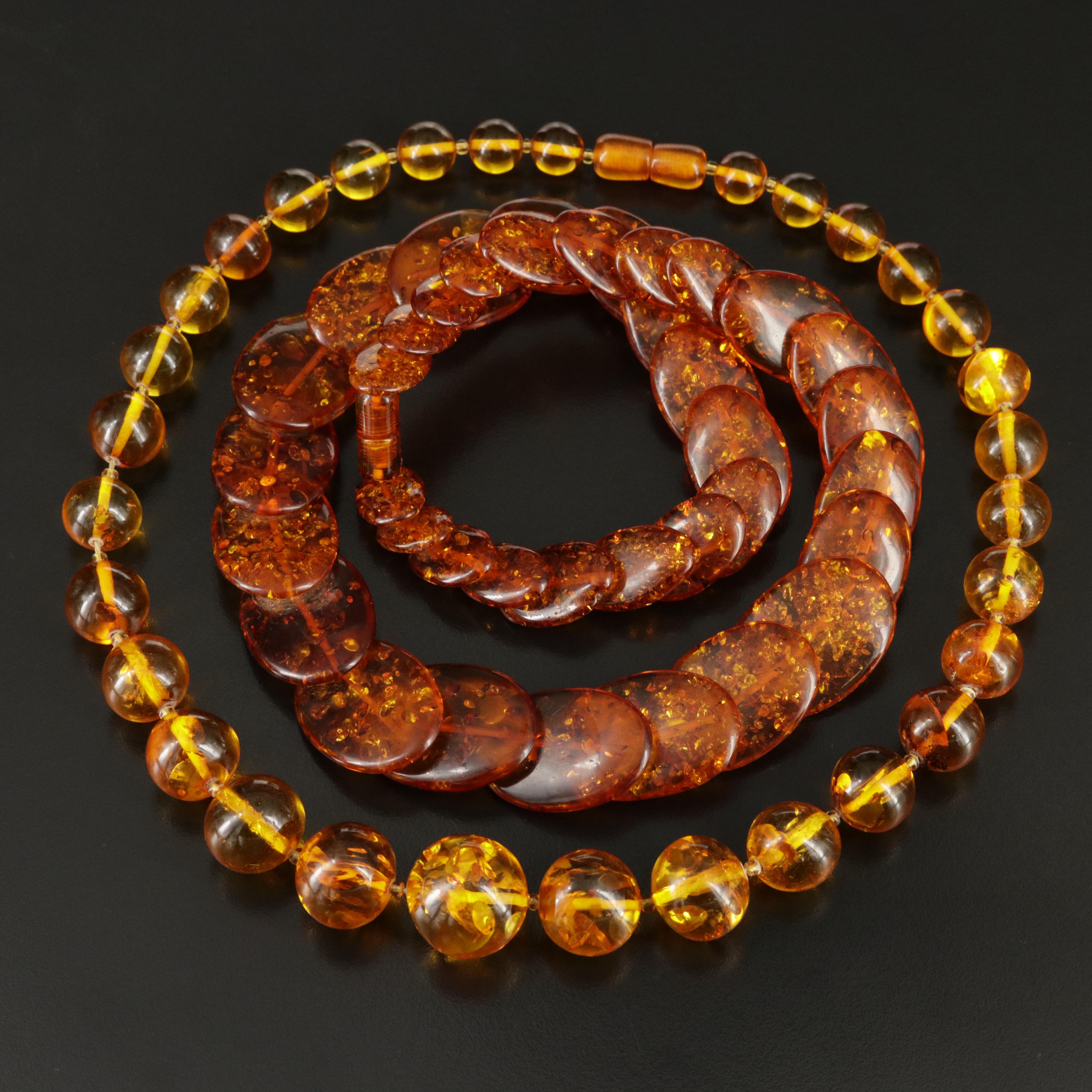 Copal Graduating Necklaces