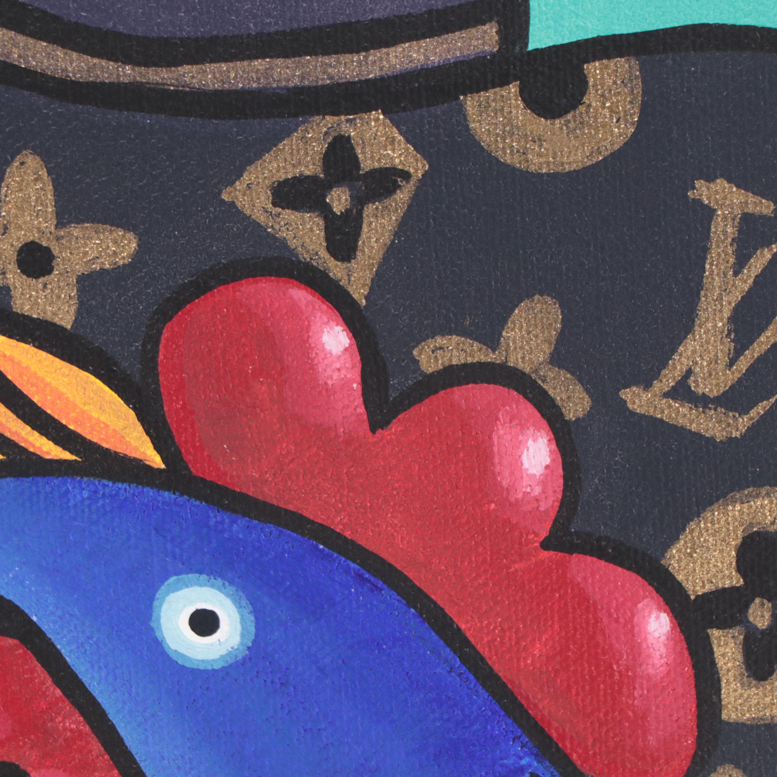 Michel Blázquez Acrylic Painting "The Whisper," 2023