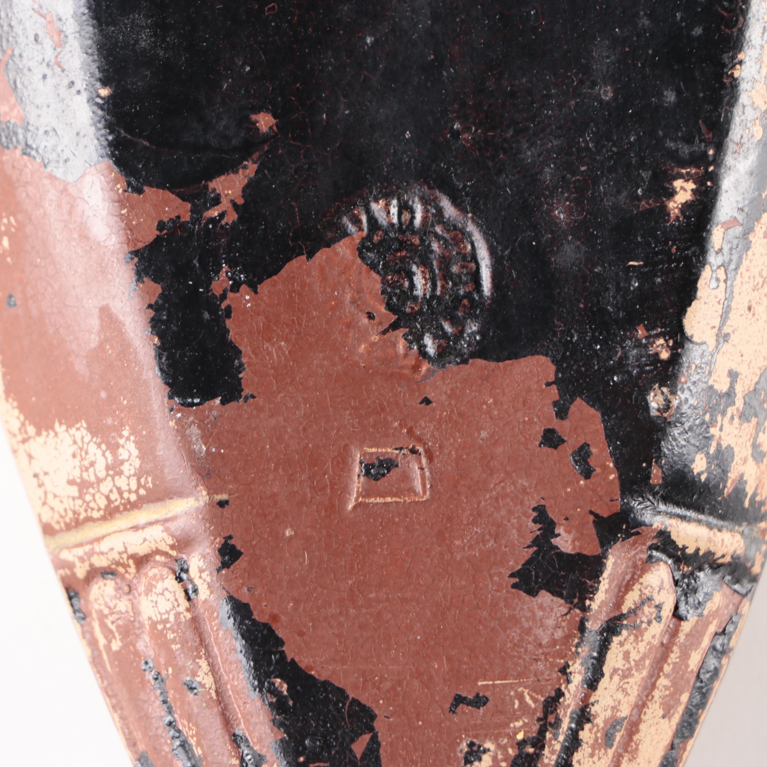 Ellis Davidson Co. Cast Plaster Wall Pocket with Other Japanese Wall Pockets