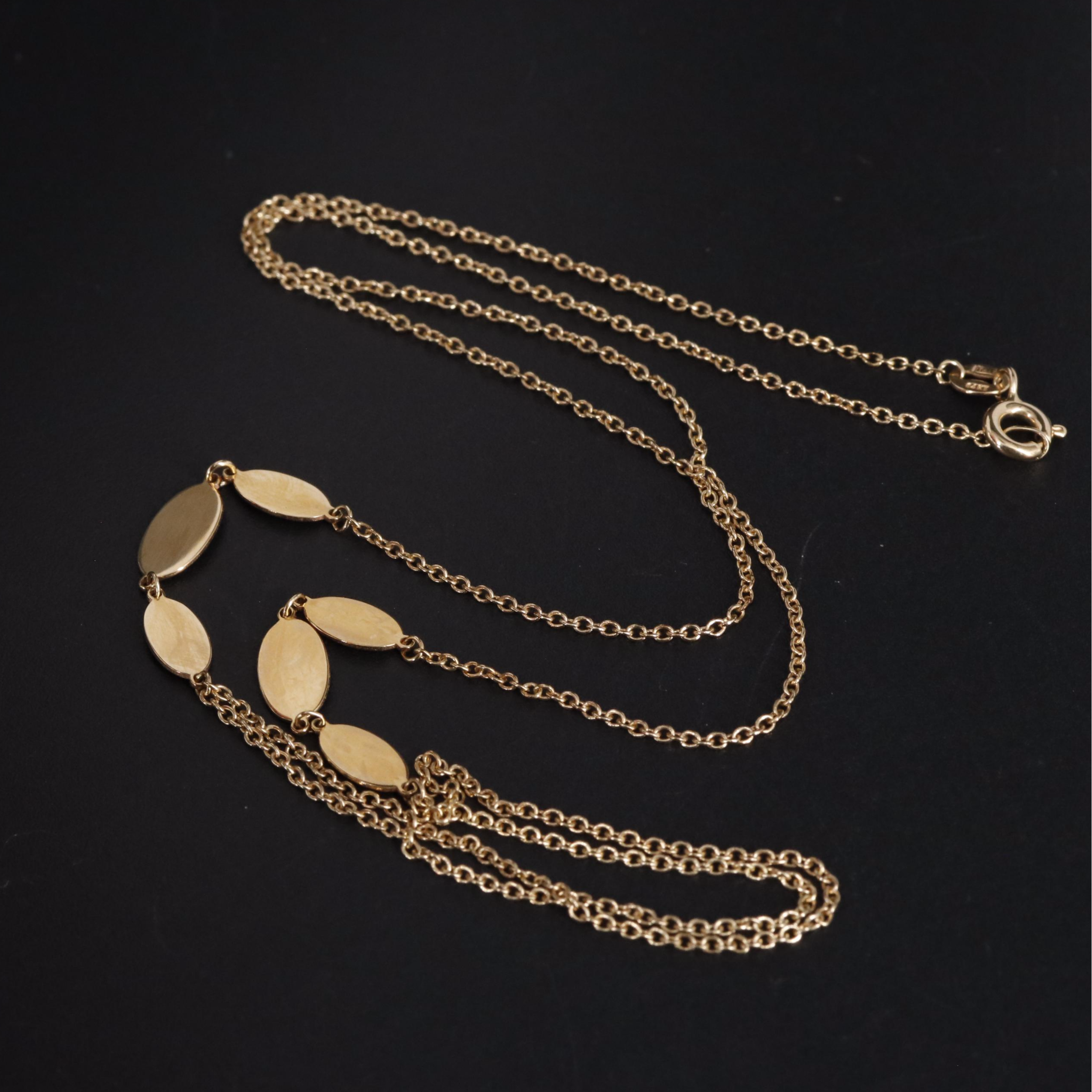 14K Layered Chain Necklace