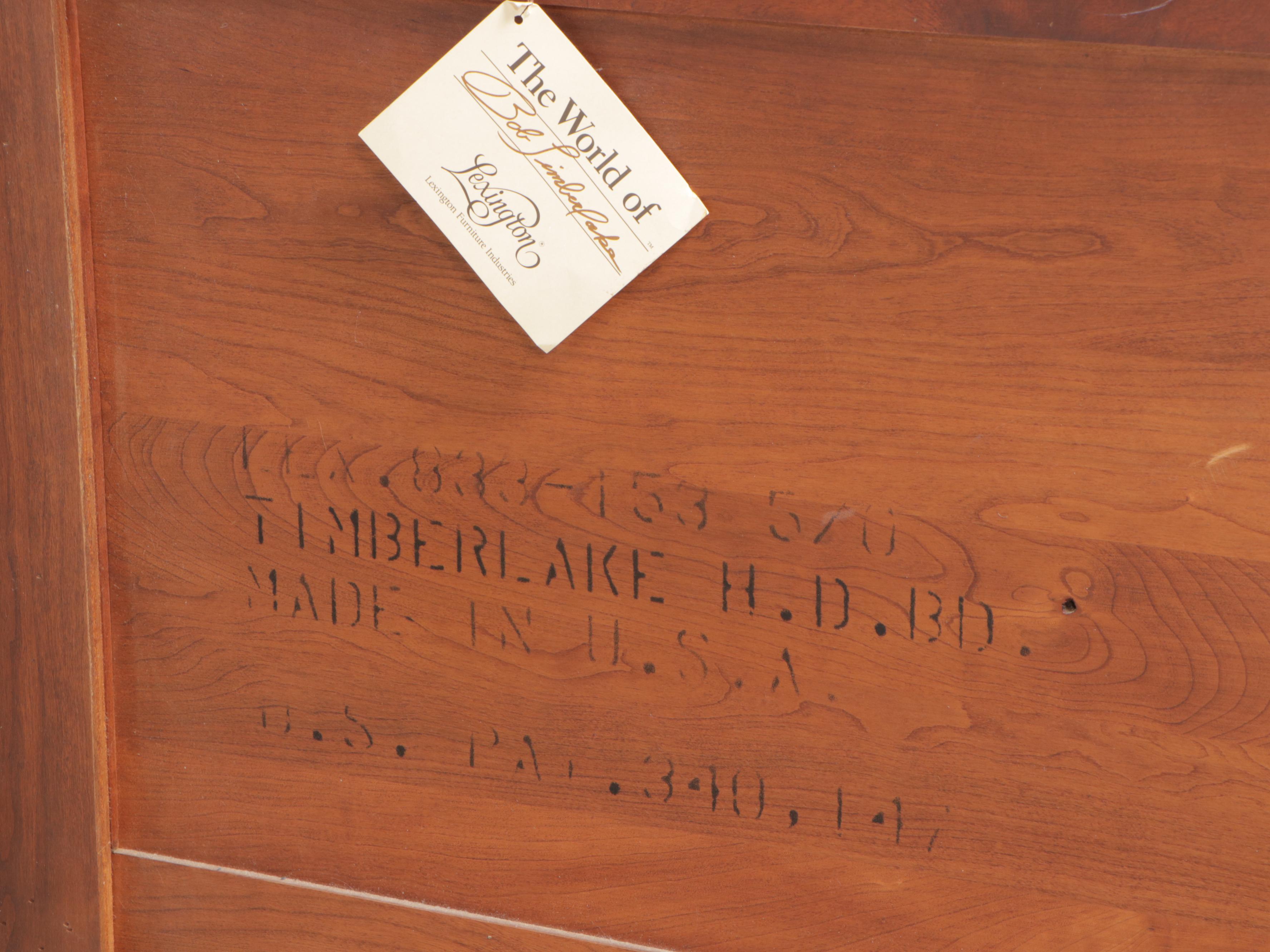 Bob Timberlake for Lexington Furniture Cherrywood Queen Size Bed Frame