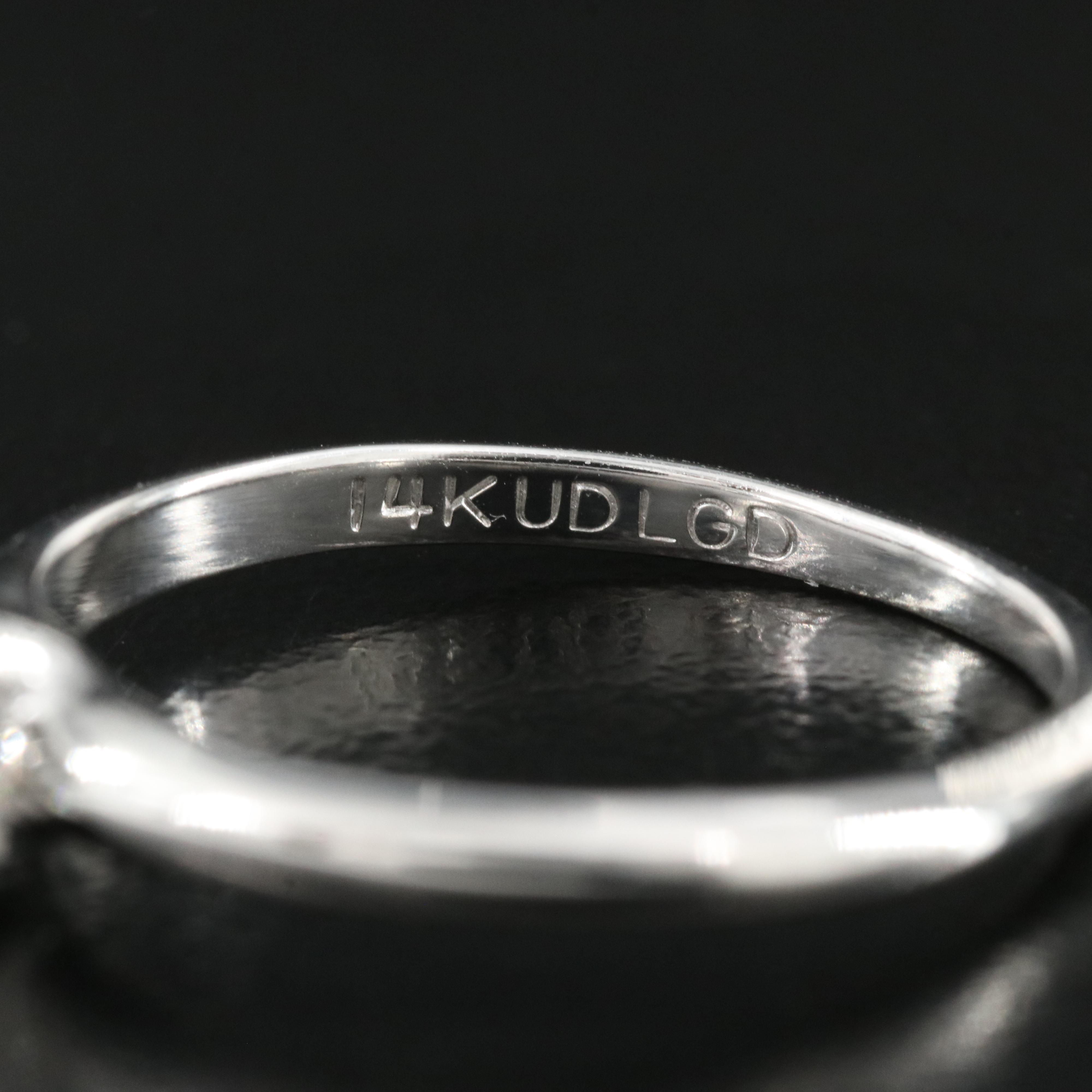 14K 0.53 CT Lab Grown Diamond Solitaire Ring