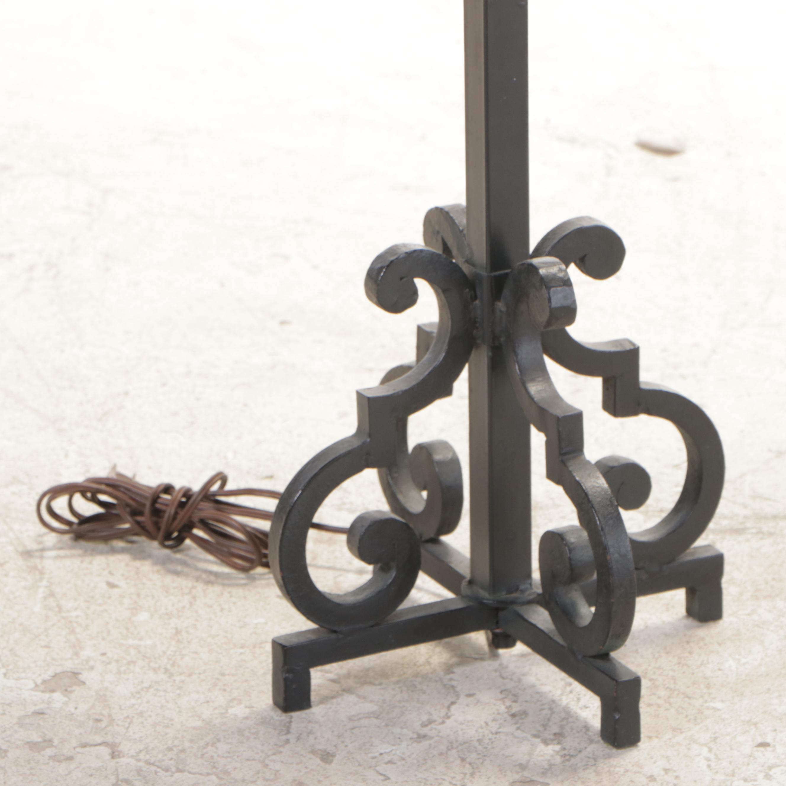 Frederick Cooper Renaissance Style Wrought Iron Lamp