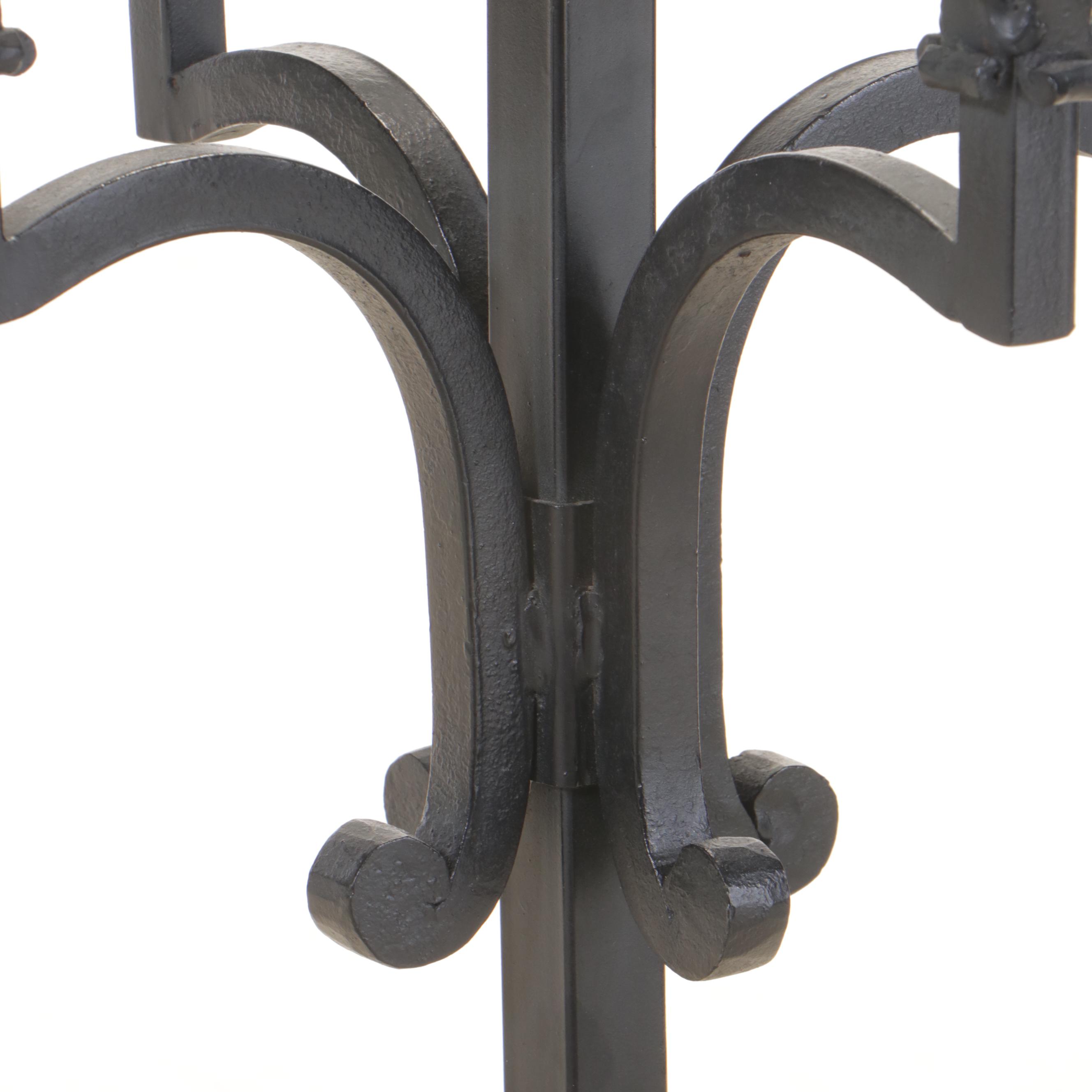 Frederick Cooper Renaissance Style Wrought Iron Lamp