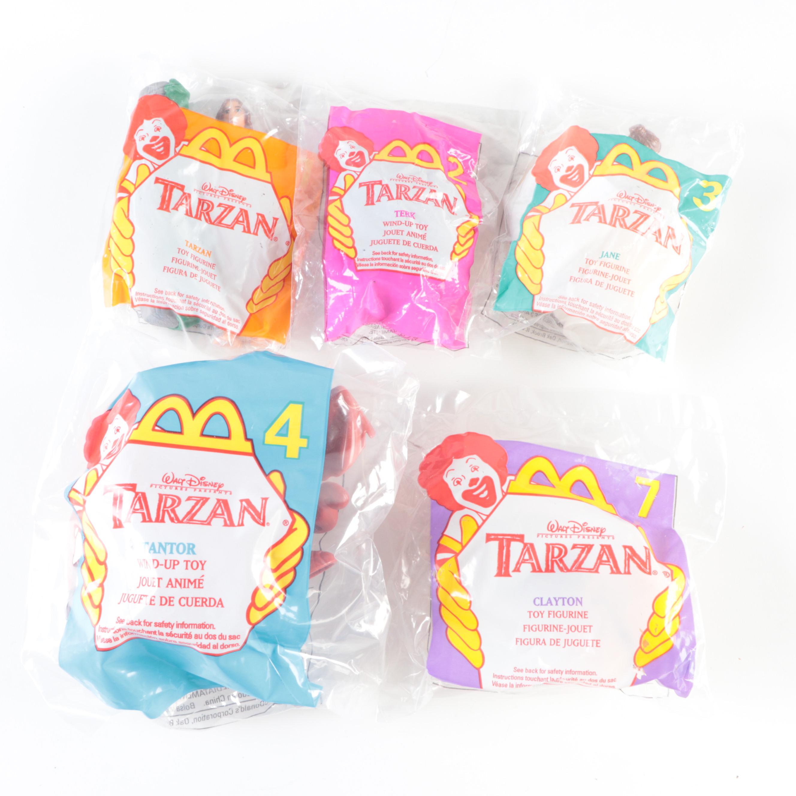 McDonald's Disney Collector Plates, Tarzan and More Toys, Straws, Late 20th C.