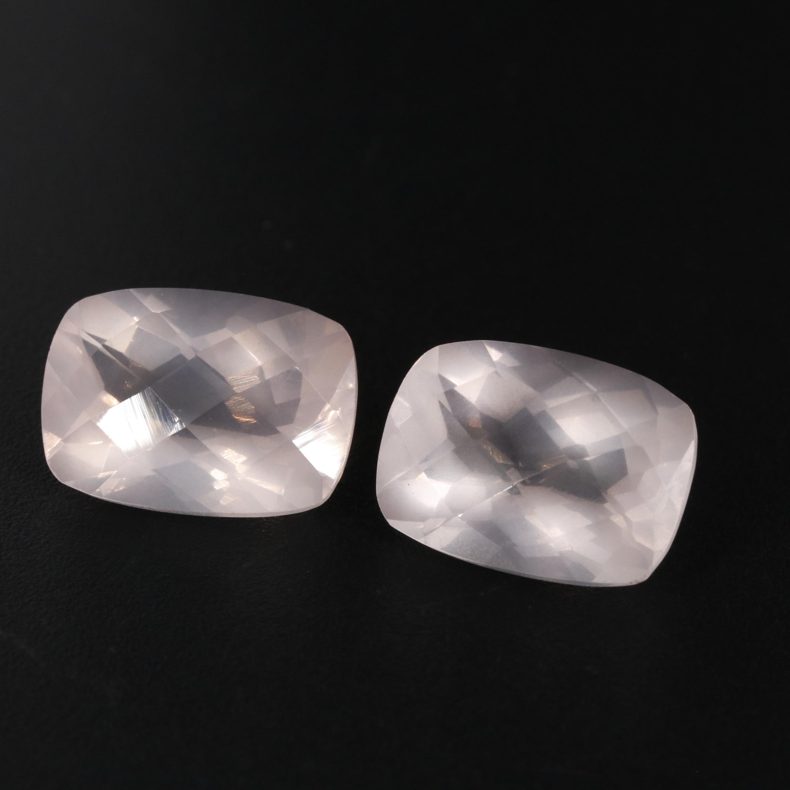 Loose 13.30 CTW Rose Quartz