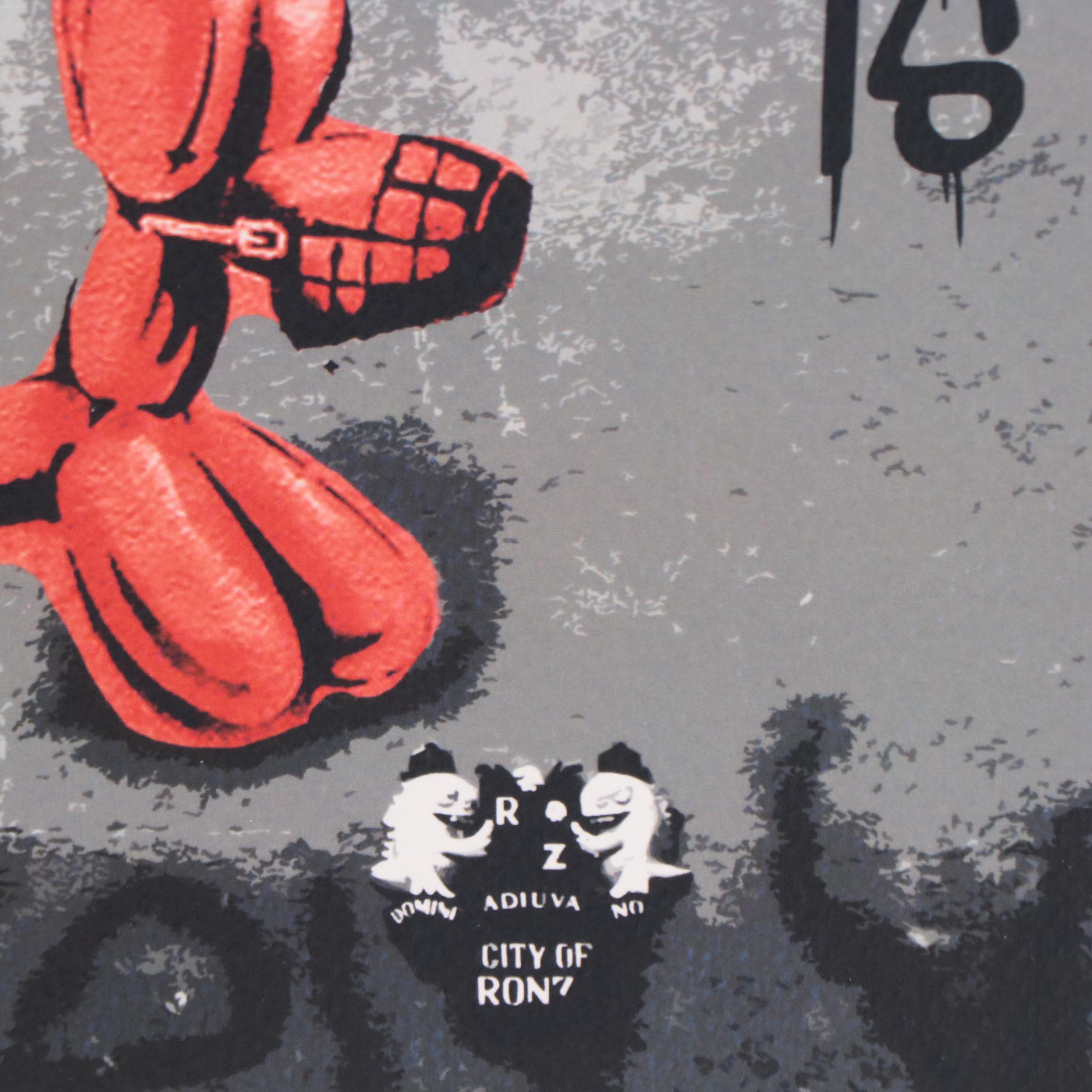 Death NYC Pop Art Graphic Print of Street Art, 2020