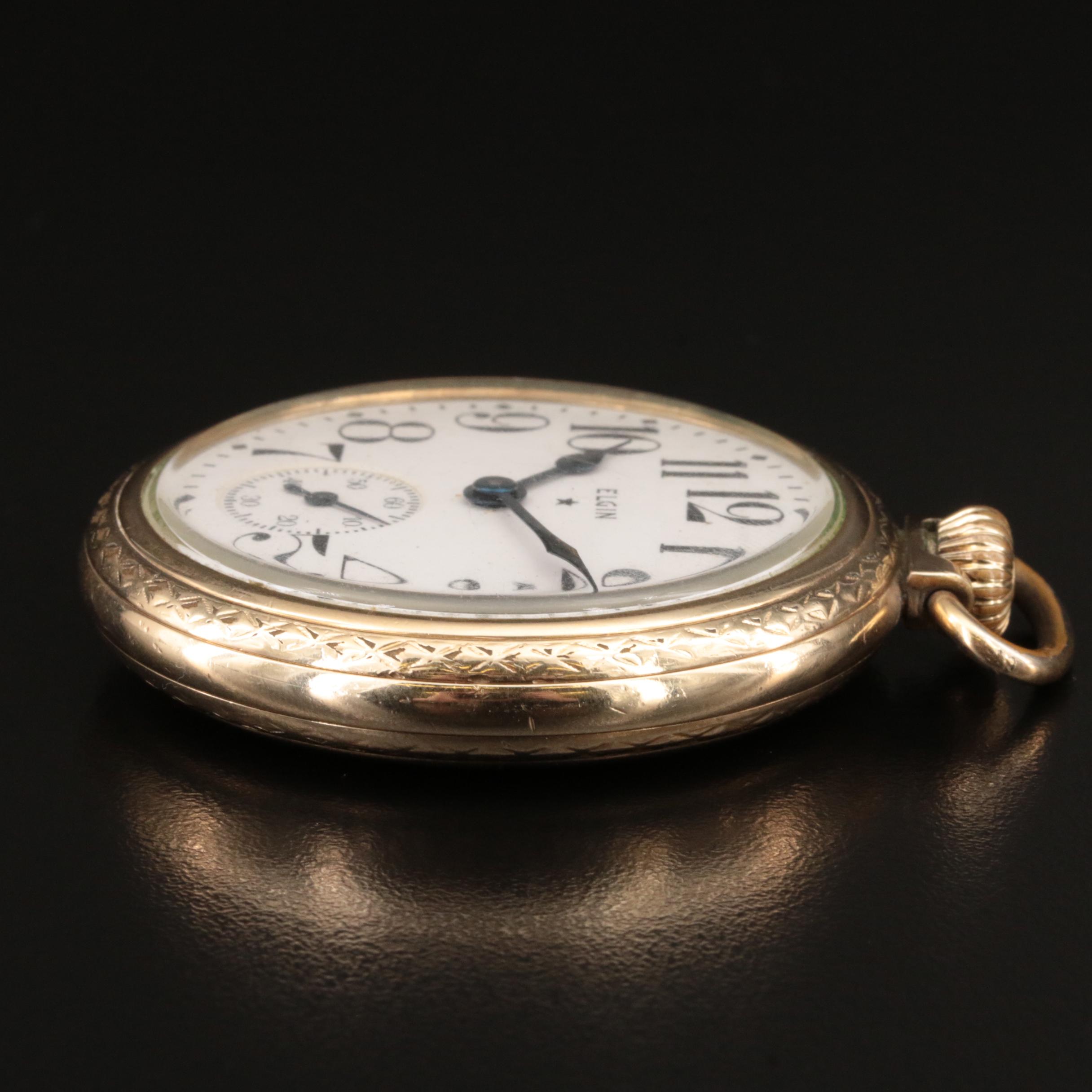 1946 Elgin 10K Gold-Filled Pocket Watch