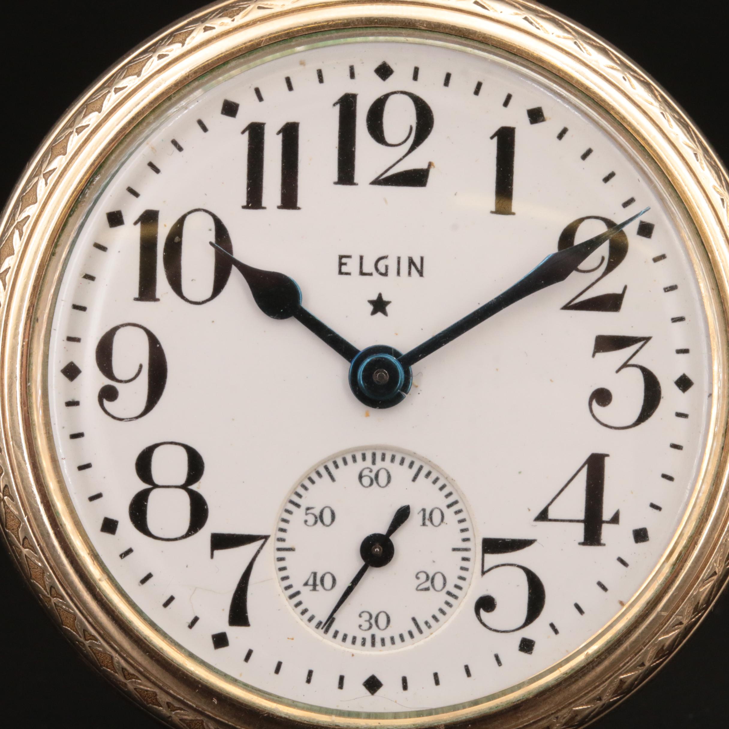 1946 Elgin 10K Gold-Filled Pocket Watch