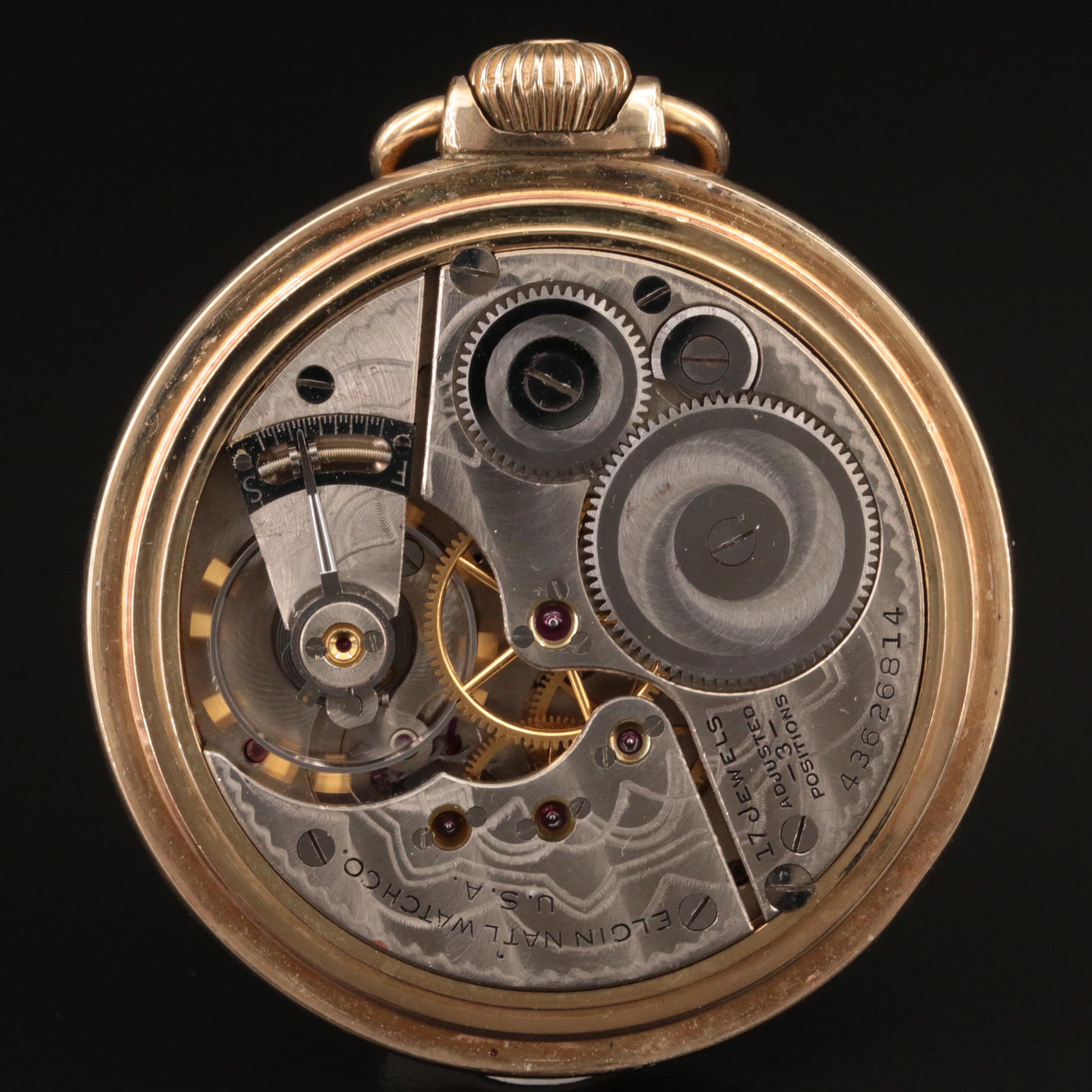 1946 Elgin 10K Gold-Filled Pocket Watch