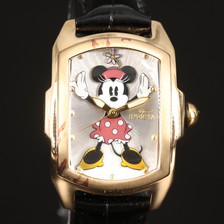 Invicta Disney Limited Edition Minnie Mouse Stainless Steel Wristwatch