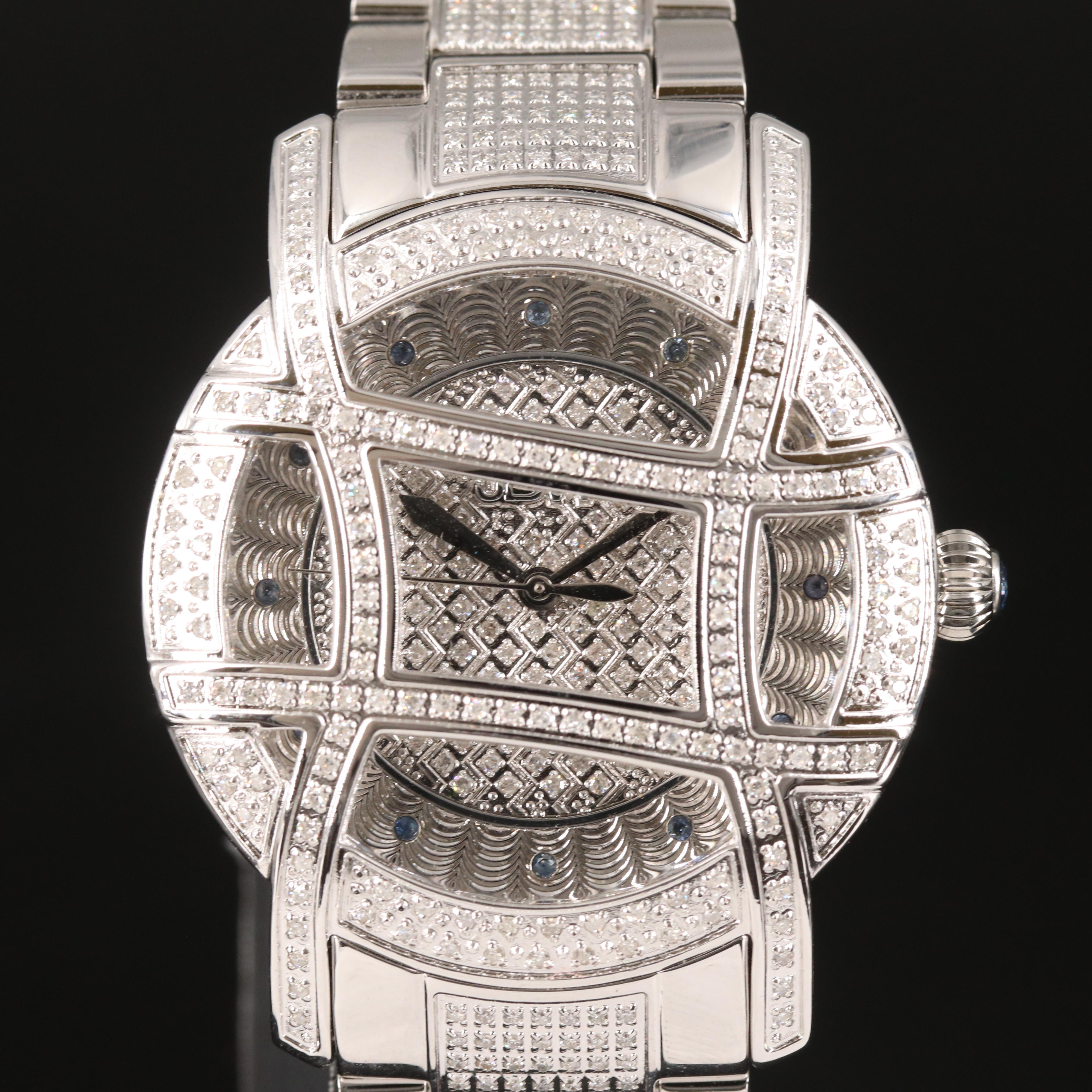 2.55 CTW Diamond JBW Olympia PS Limited Edition Watch
