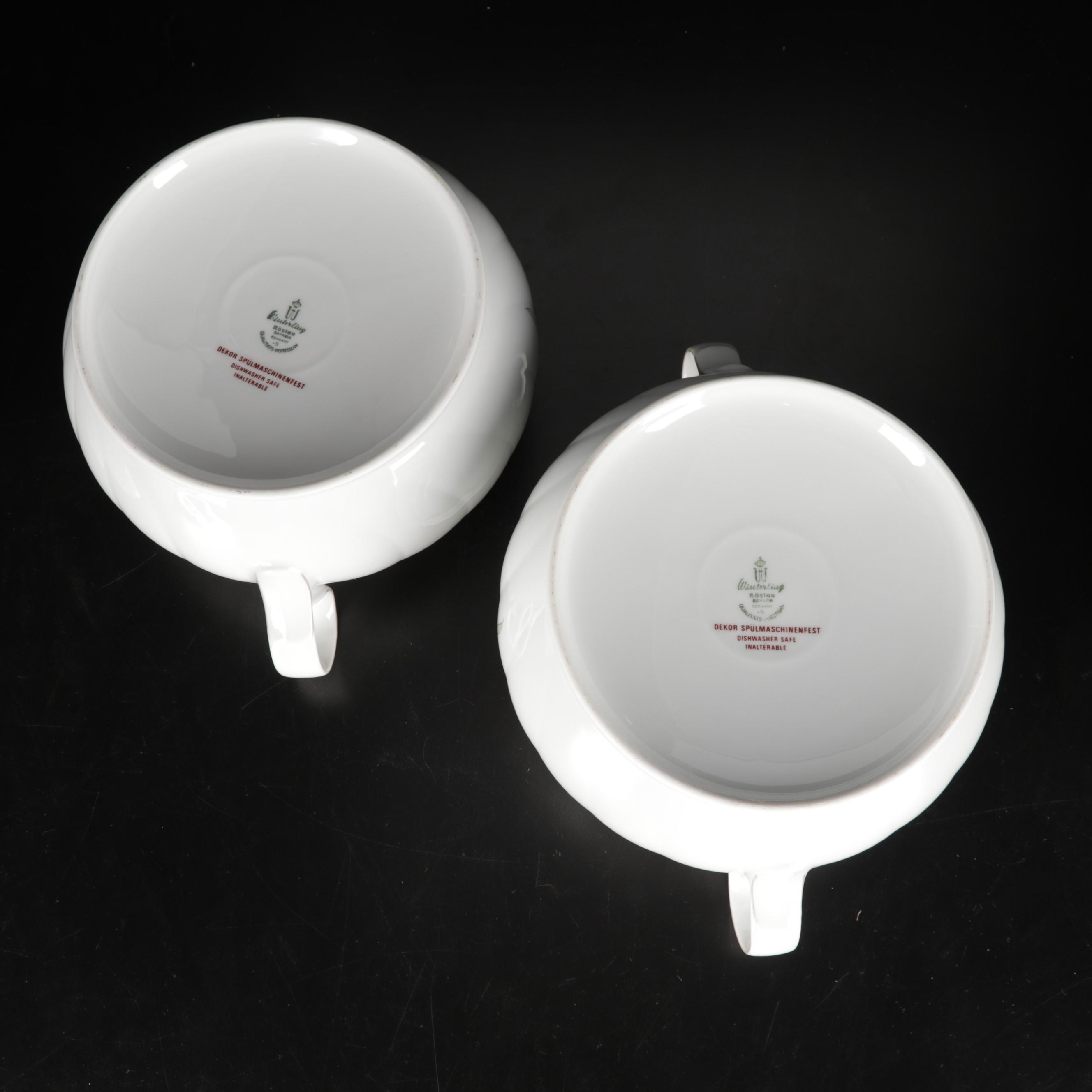 Winterling Bavaria Dinnerware & Serveware, Mid to Late 20th Century