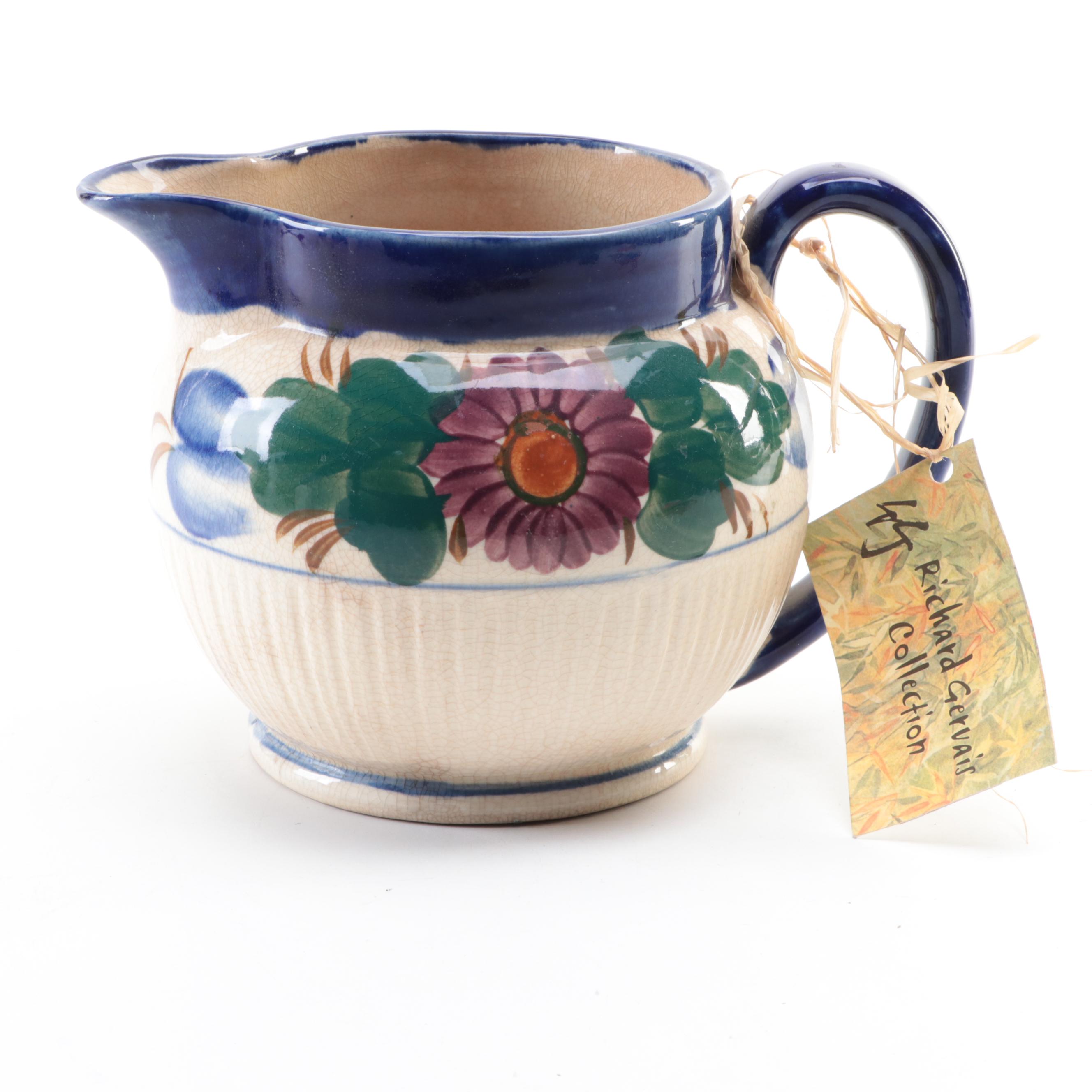 Red Wing Pottery Sponge Ware Ovenware Bowl and Other Pitchers