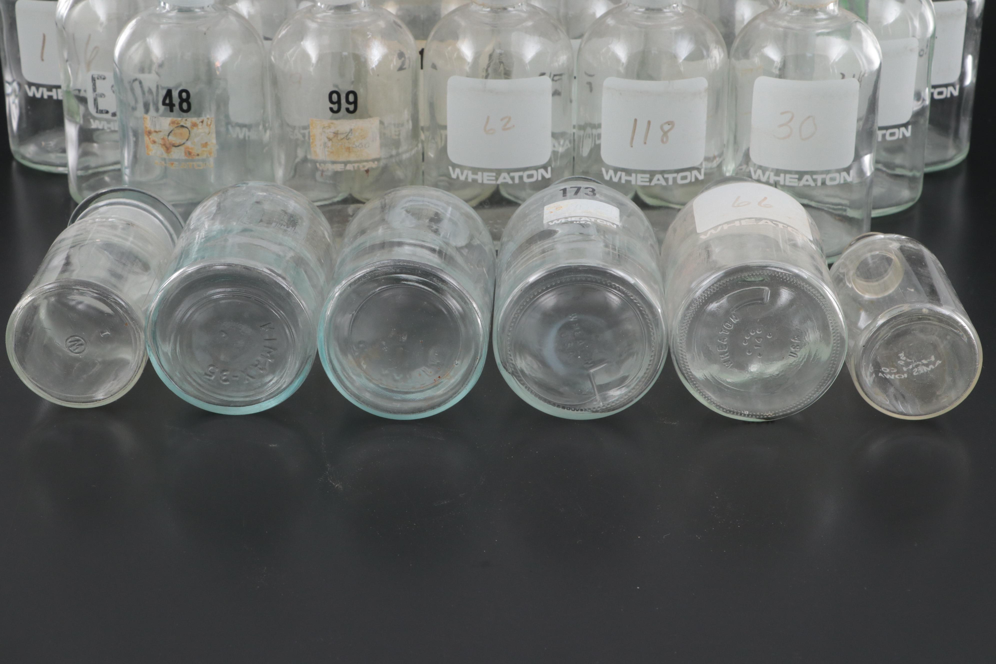 Wheaton and Other Glass Laboratory Bottles