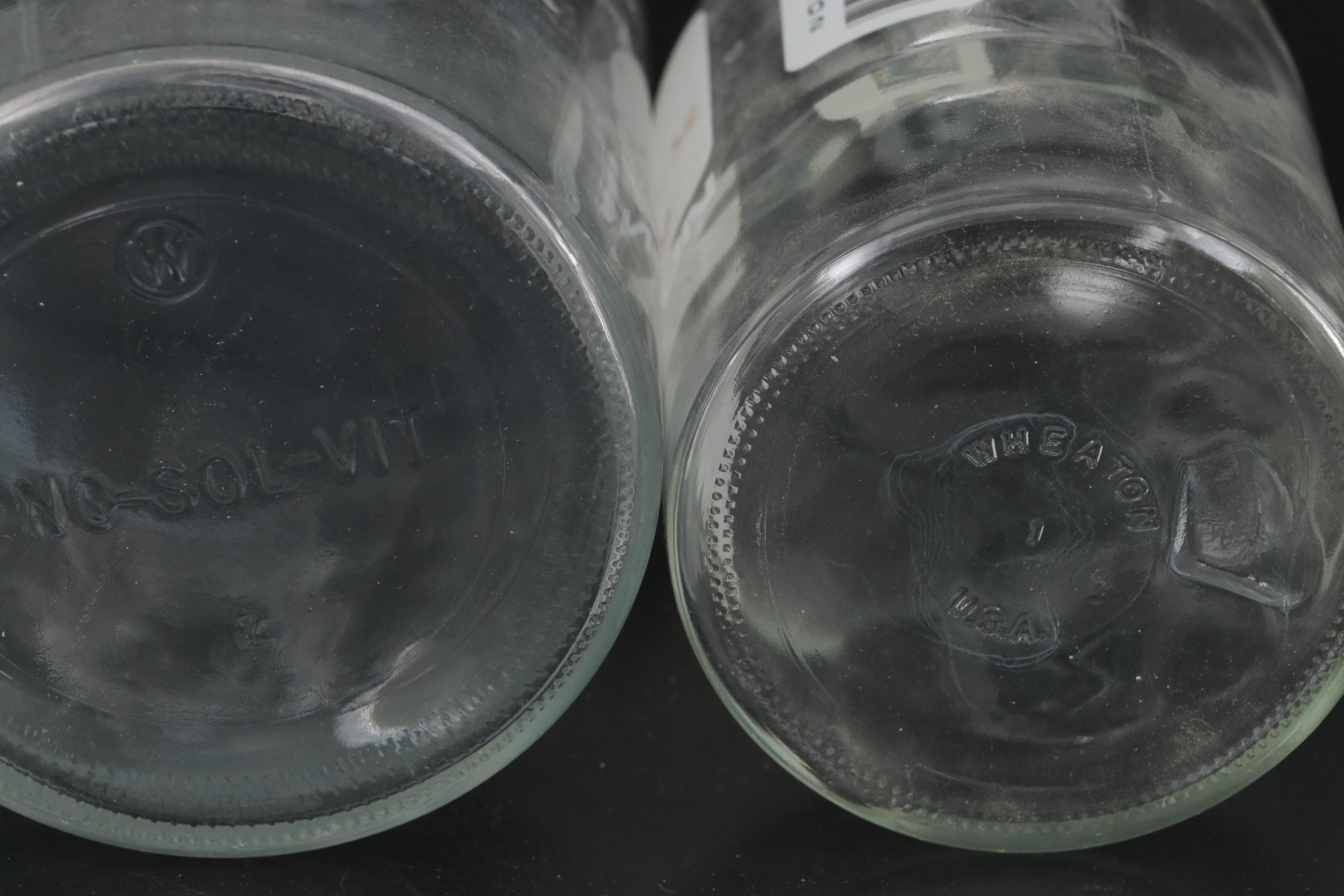 Wheaton and Other Glass Laboratory Bottles