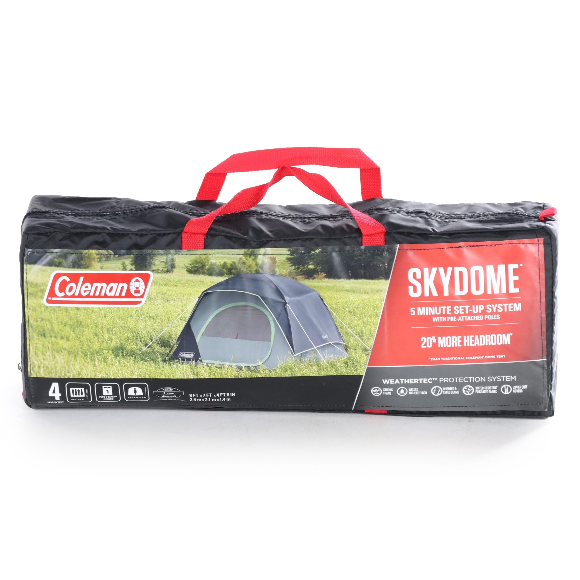 Coleman Skydome Four-Person Tent in Blue