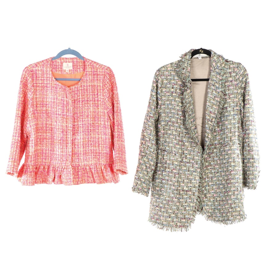 Julie Brown and Jean-Pierre Klifa Tweed Jackets