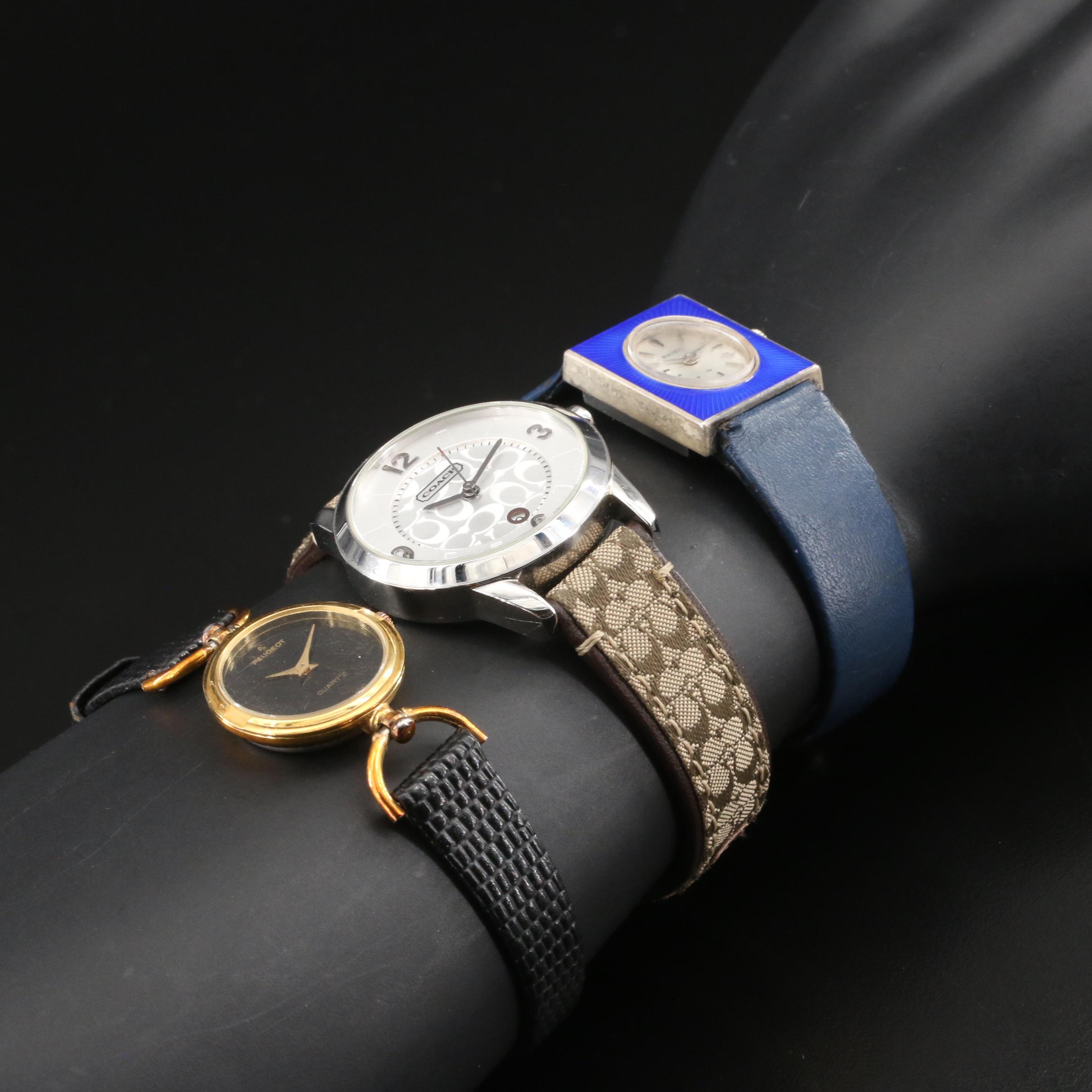 Trio of Fashion Watches Featuring Coach