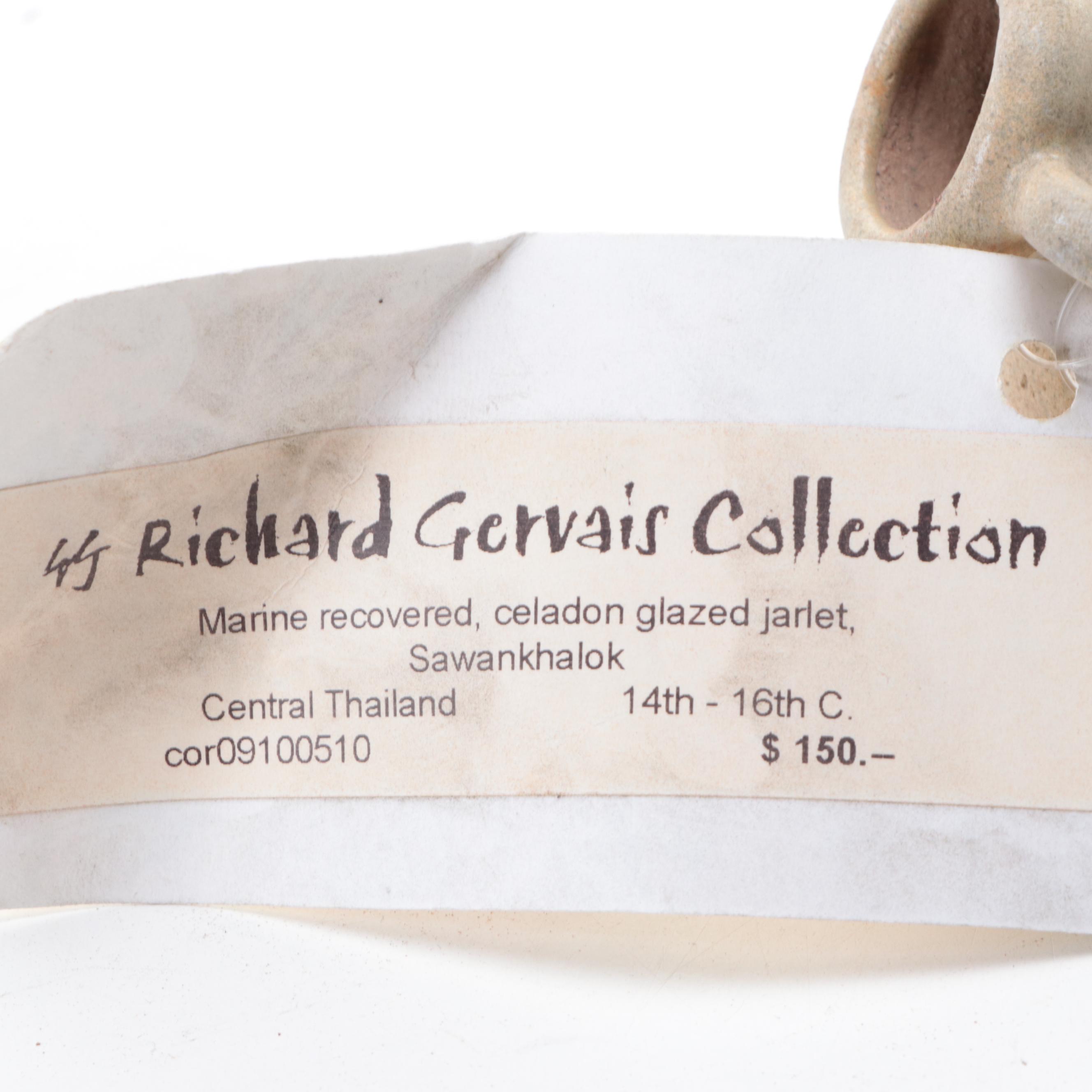 Marine-Recovered Celadon Glazed Sawankhalok and Other Jarlets, Antique