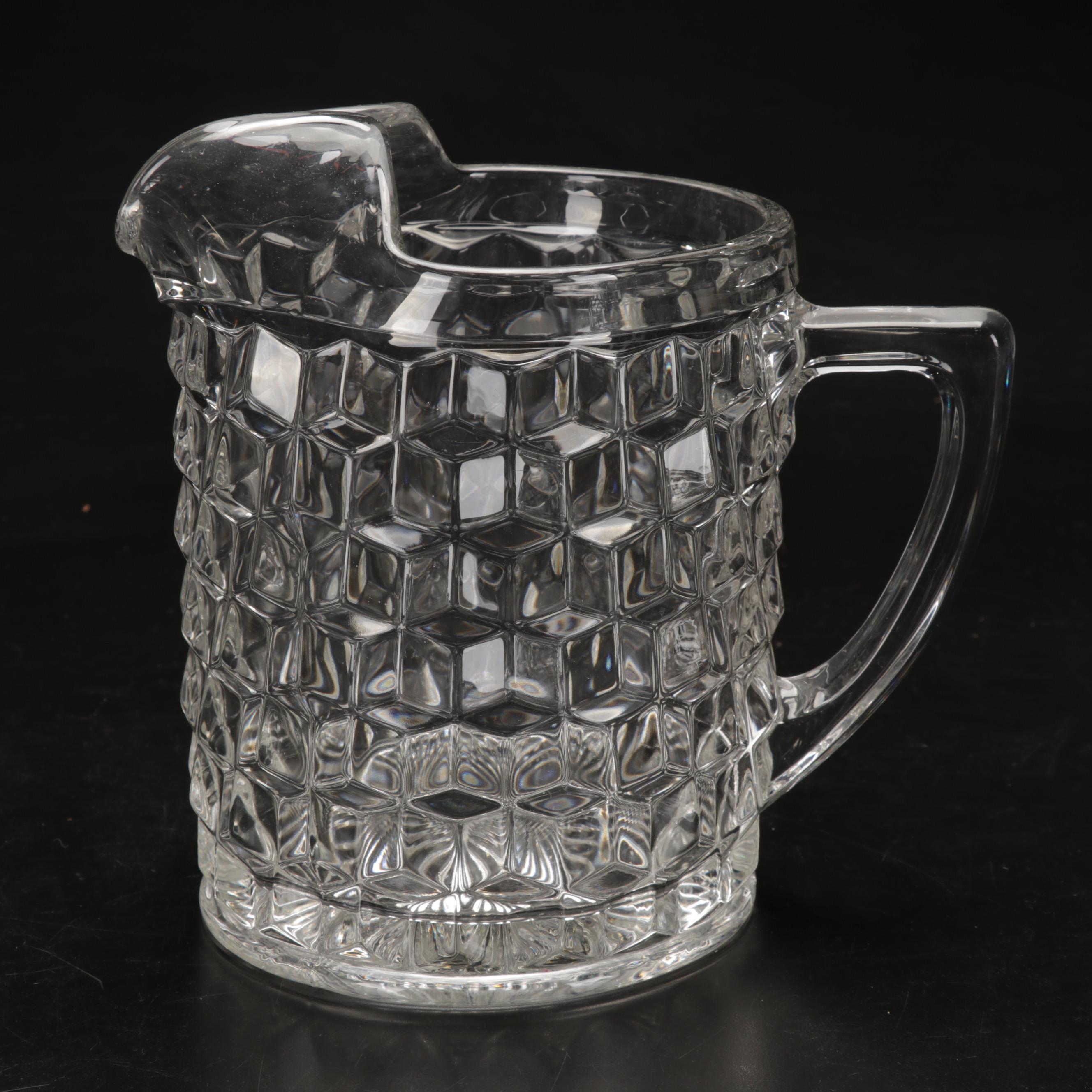 Fostoria "American Clear" Glass Dinnerware and Drinkware, Early to Mid 20th C.