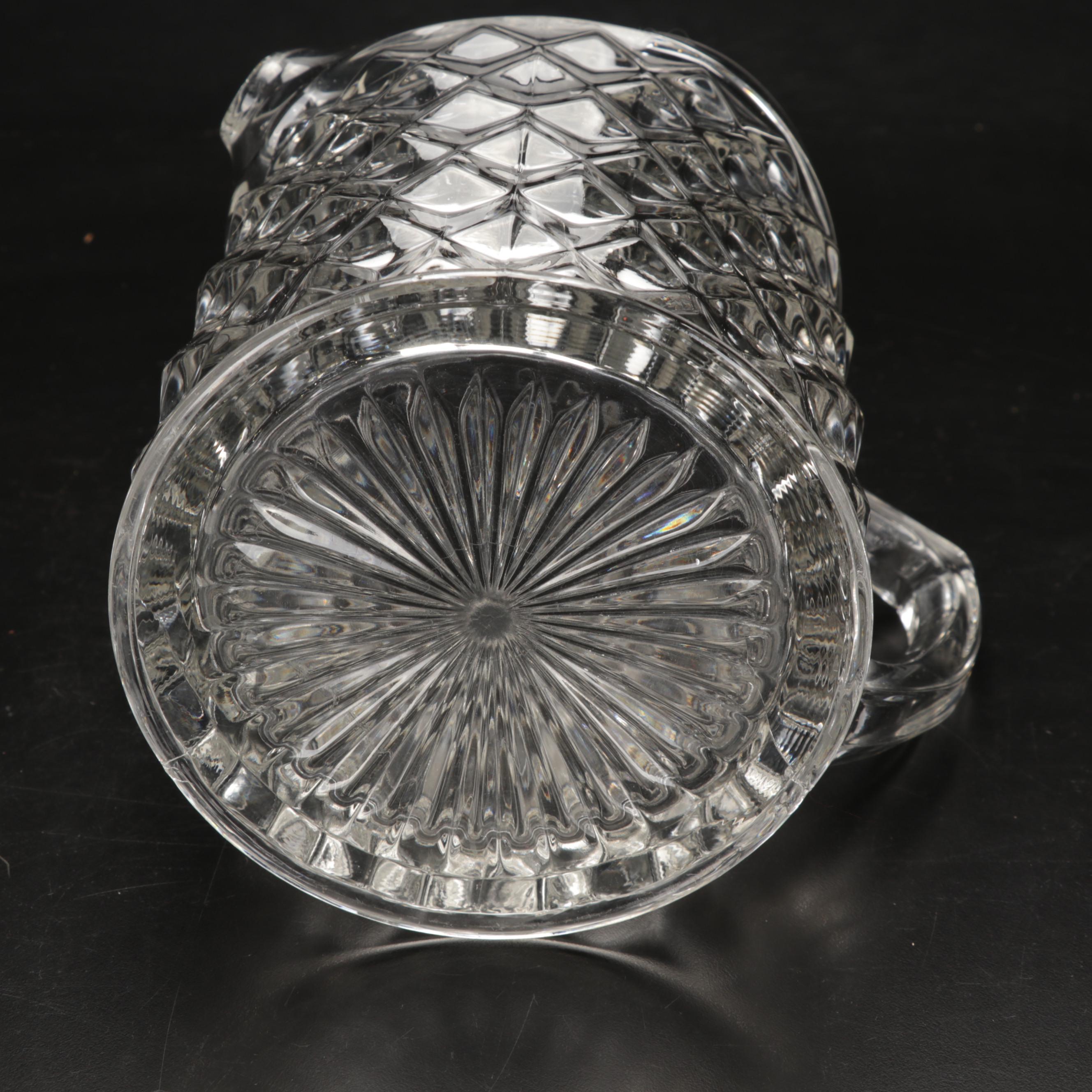 Fostoria "American Clear" Glass Dinnerware and Drinkware, Early to Mid 20th C.