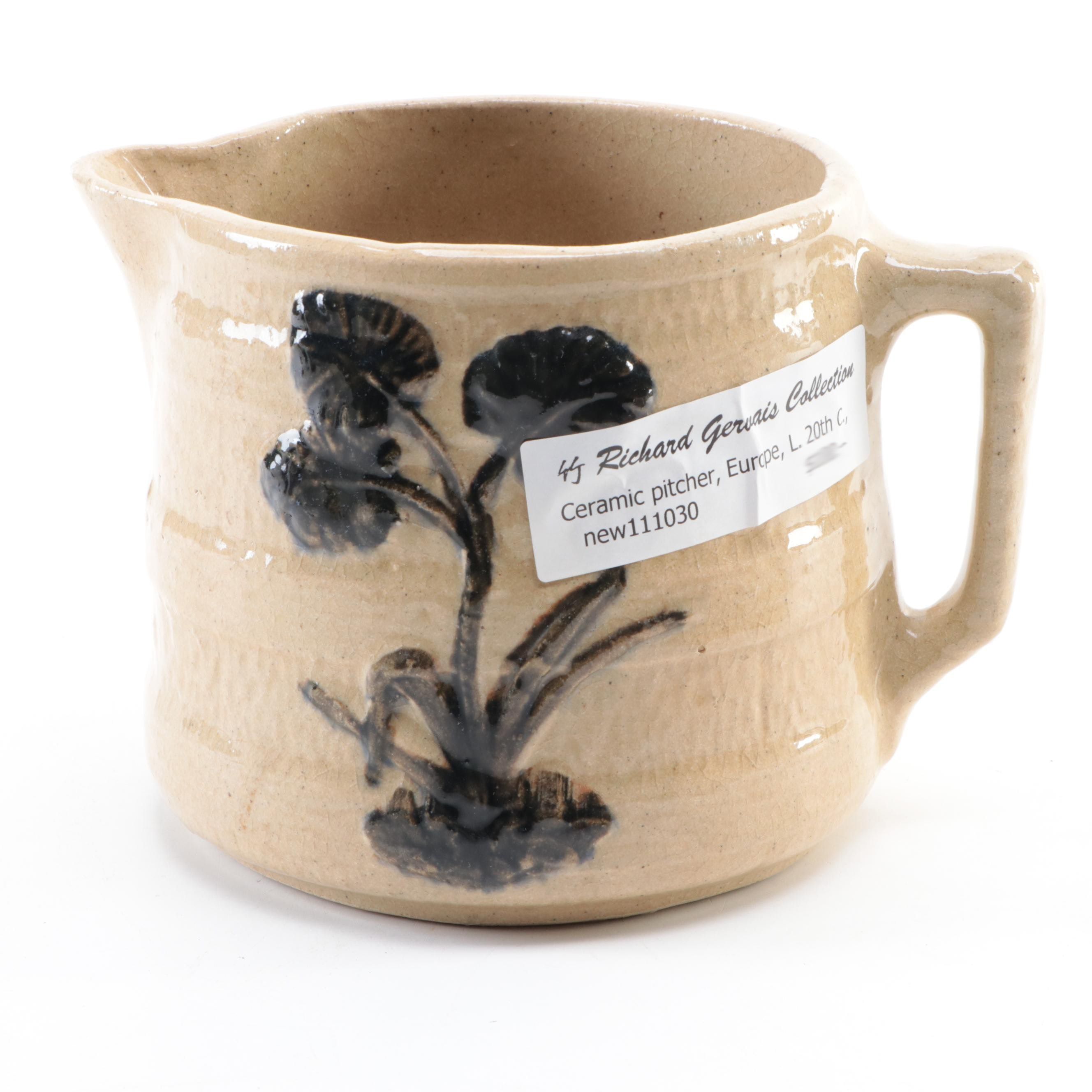 Red Wing Pottery Sponge Ware Ovenware Bowl and Other Pitchers