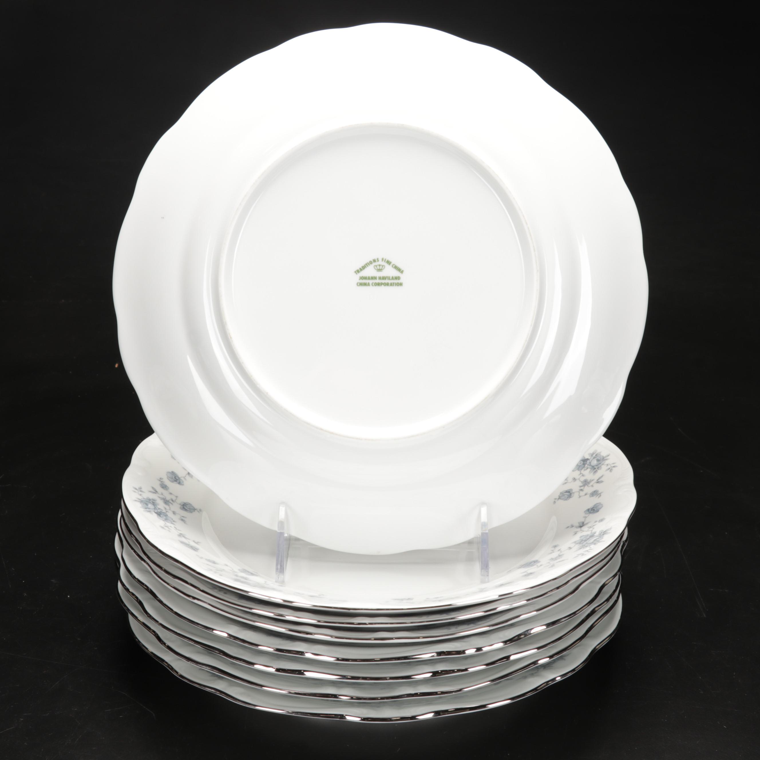 Johann Haviland "Blue Garland" Bone China Dinnerware, 1974-1990