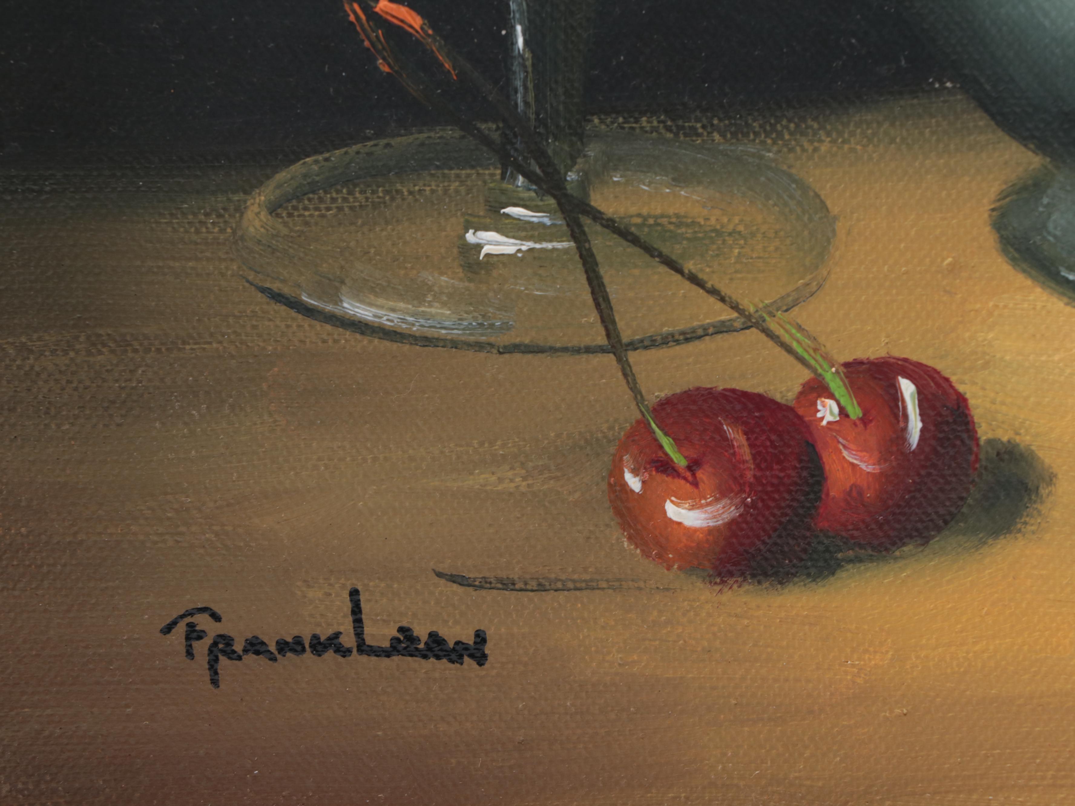 Frank Lean Oil Painting Still Life, Mid-20th Century