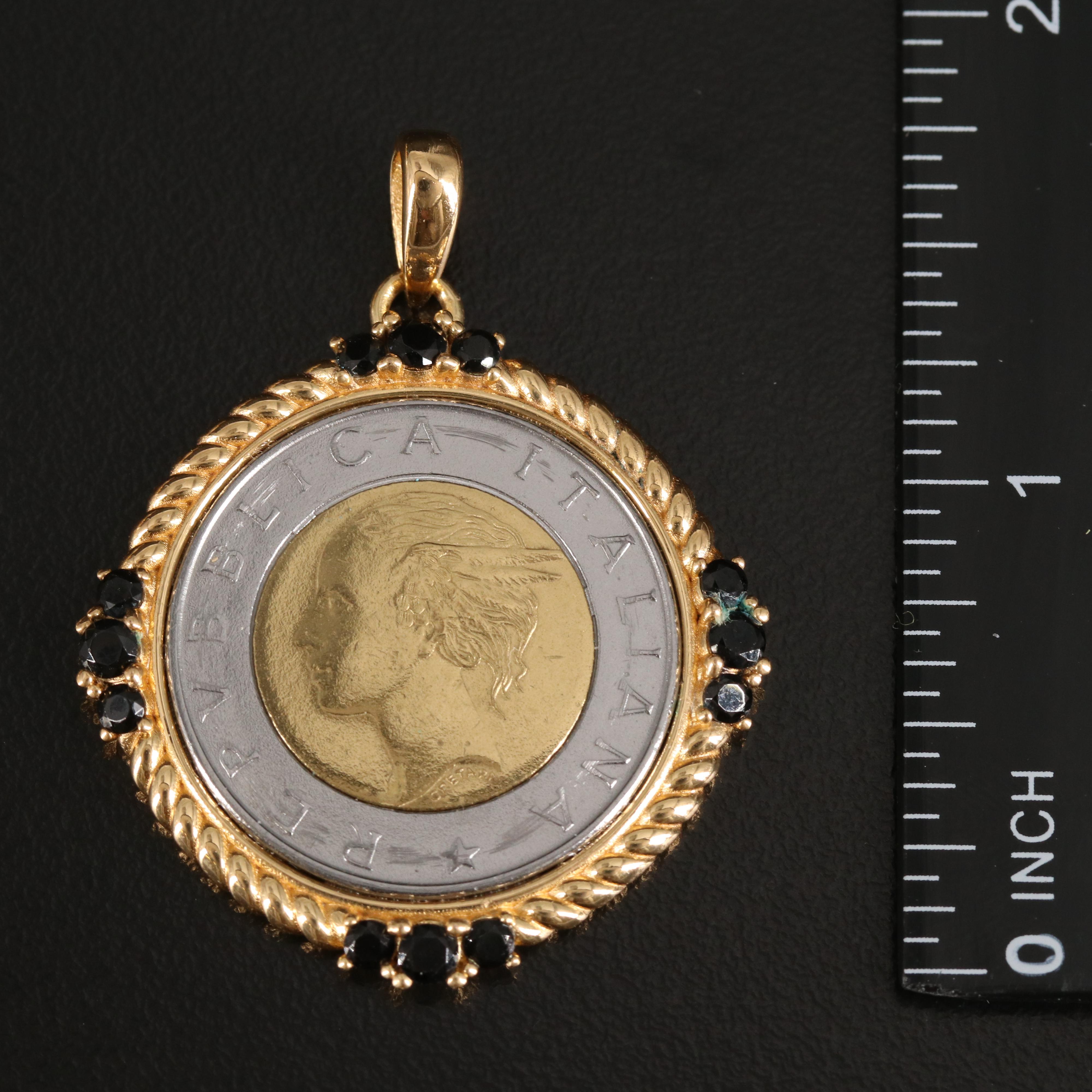 Assorted Coin Jewelry with Spinel Accents