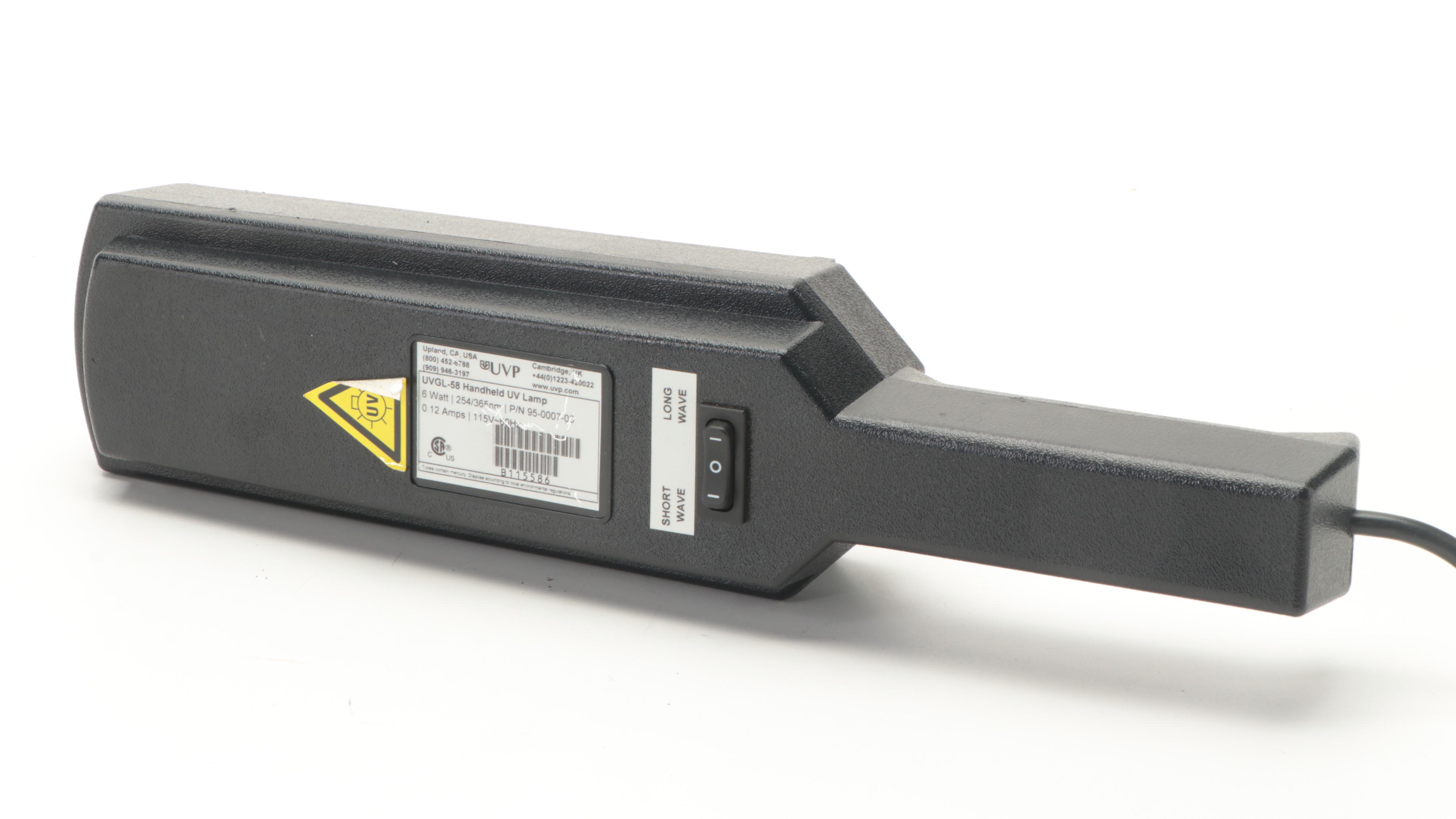 UVP Handheld Multi-Wave UV Lamp with Black Ray Longwave UV Light