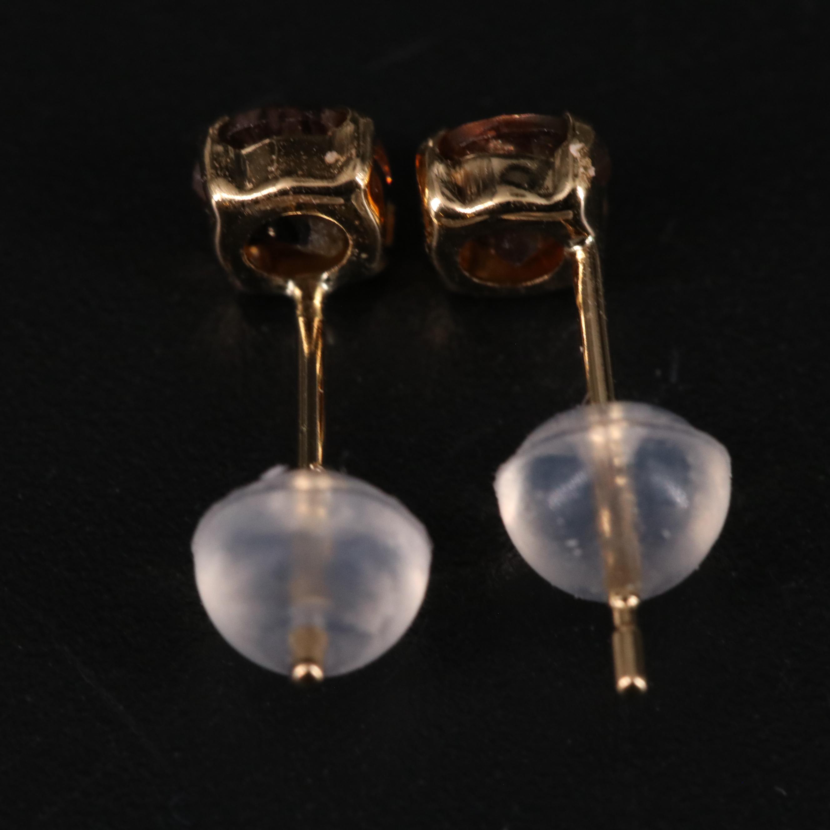 18K Andalusite Stud Earrings