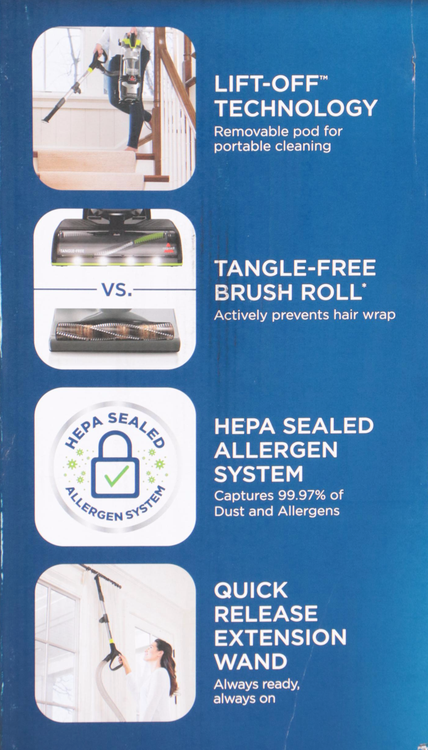 Bissell CleanView Allergen Pet Lift-Off Upright Vacuum