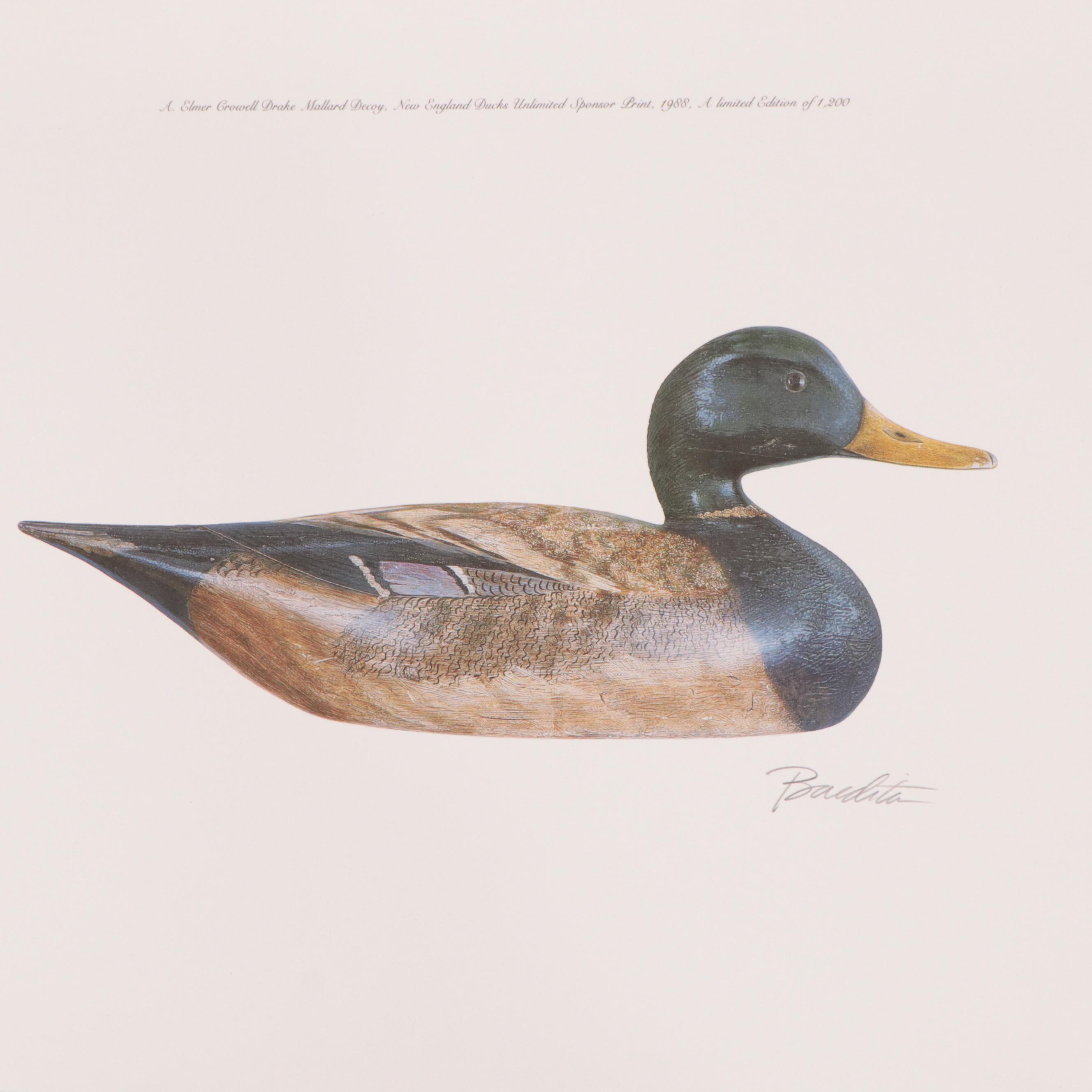 Tom Hirata Offset Lithograph With Medallion, Stamps, and Hand-Painted Remarque