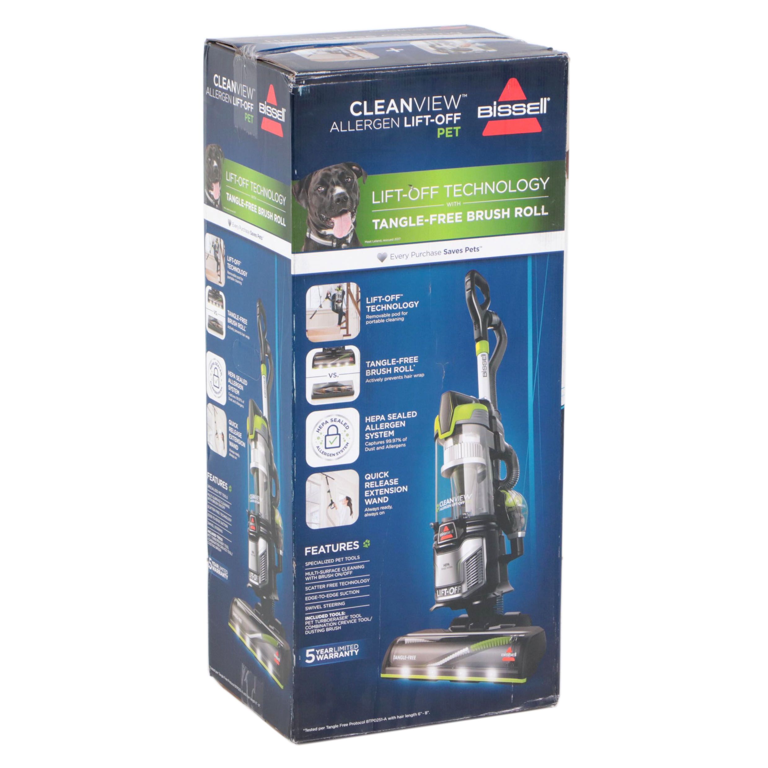 Bissell CleanView Allergen Pet Lift-Off Upright Vacuum