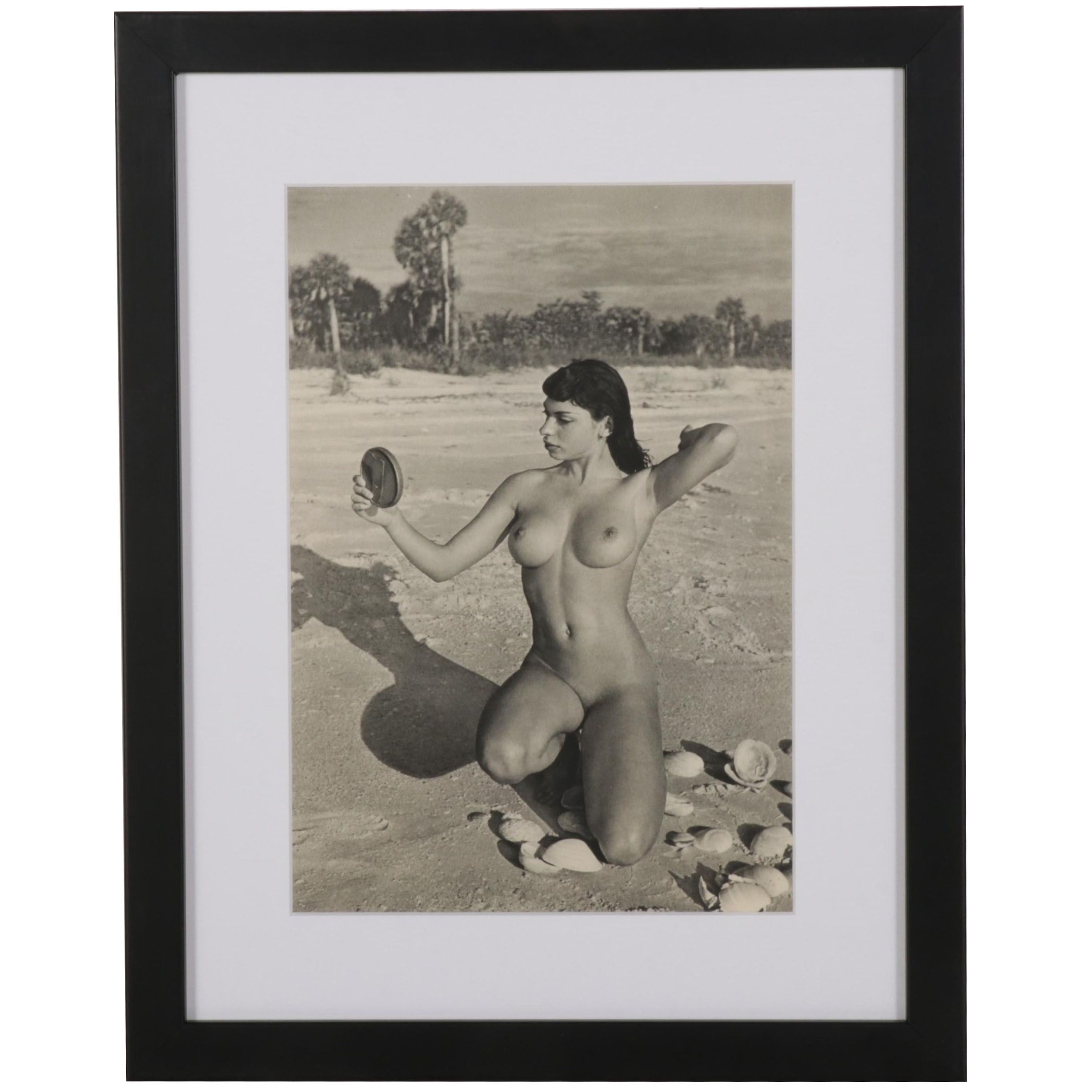 André de Dienes Nude Portrait Rotogravure From "Nus," 1949