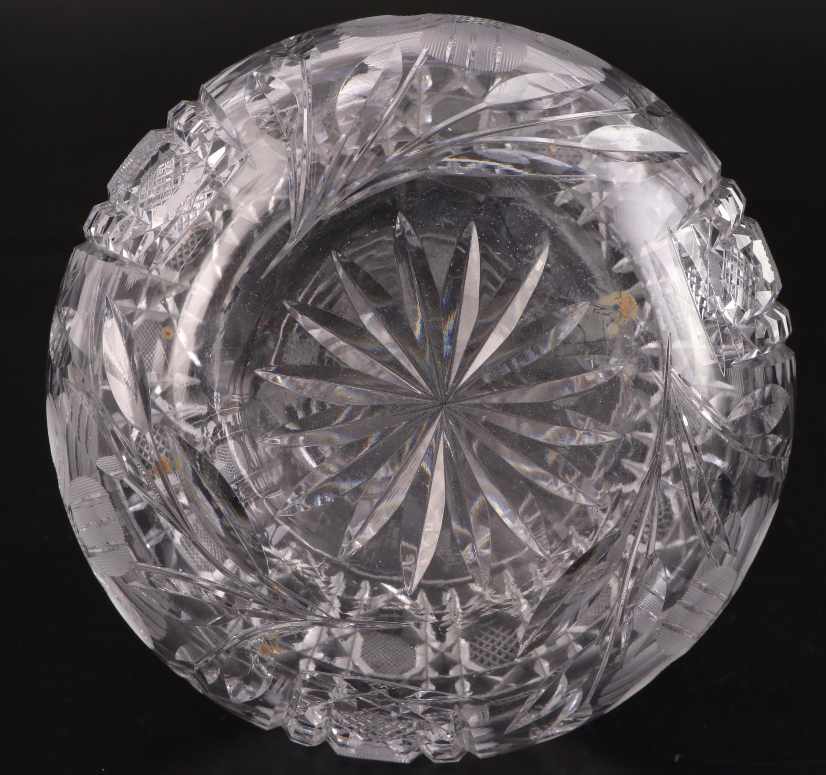 Mikasa "Adelaide" Crystal Vase with Other Cut Crystal Vases and Tableware