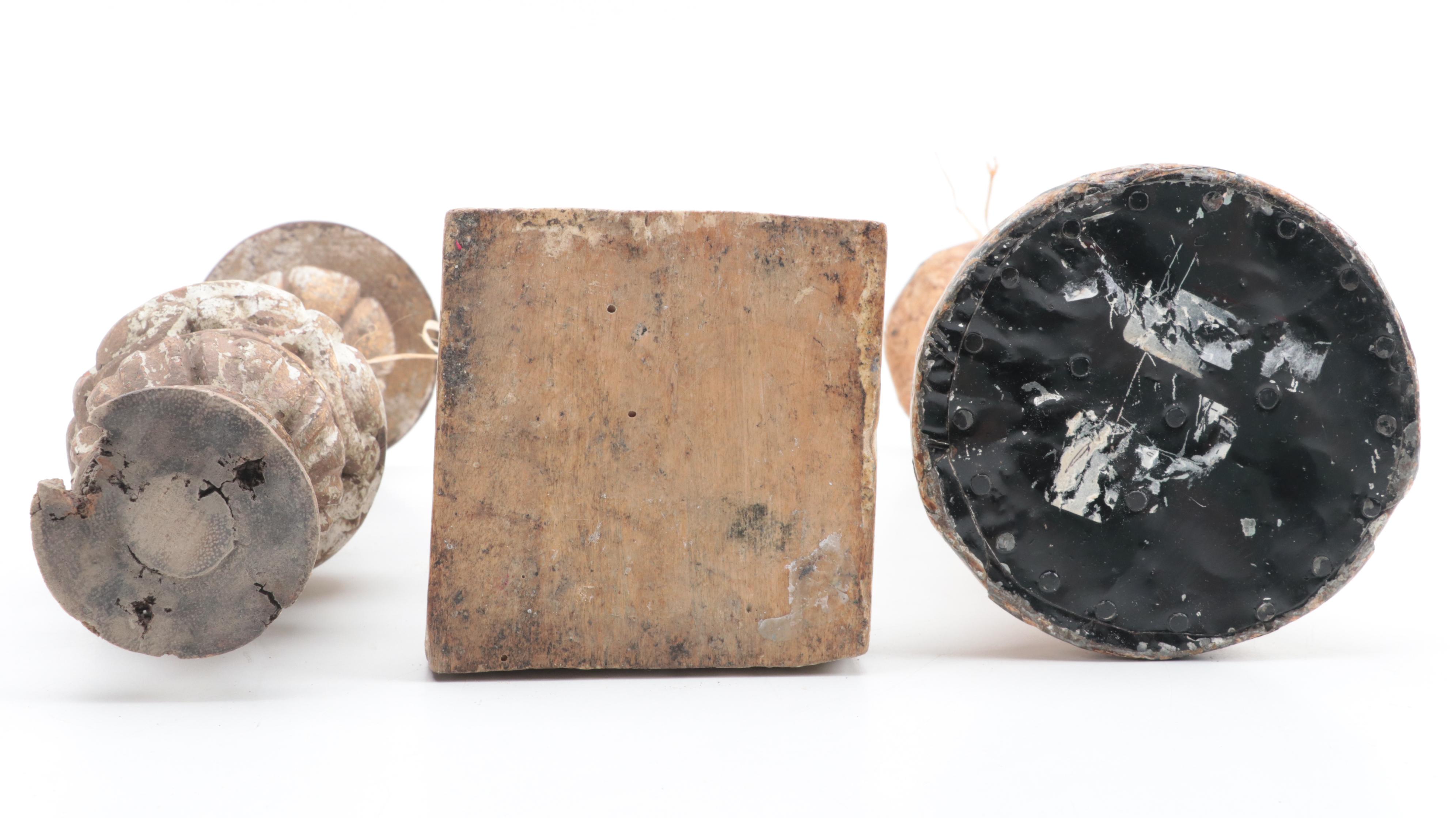 Philippines Christian Altar Candlestick With Other Pricket and Candle Holder