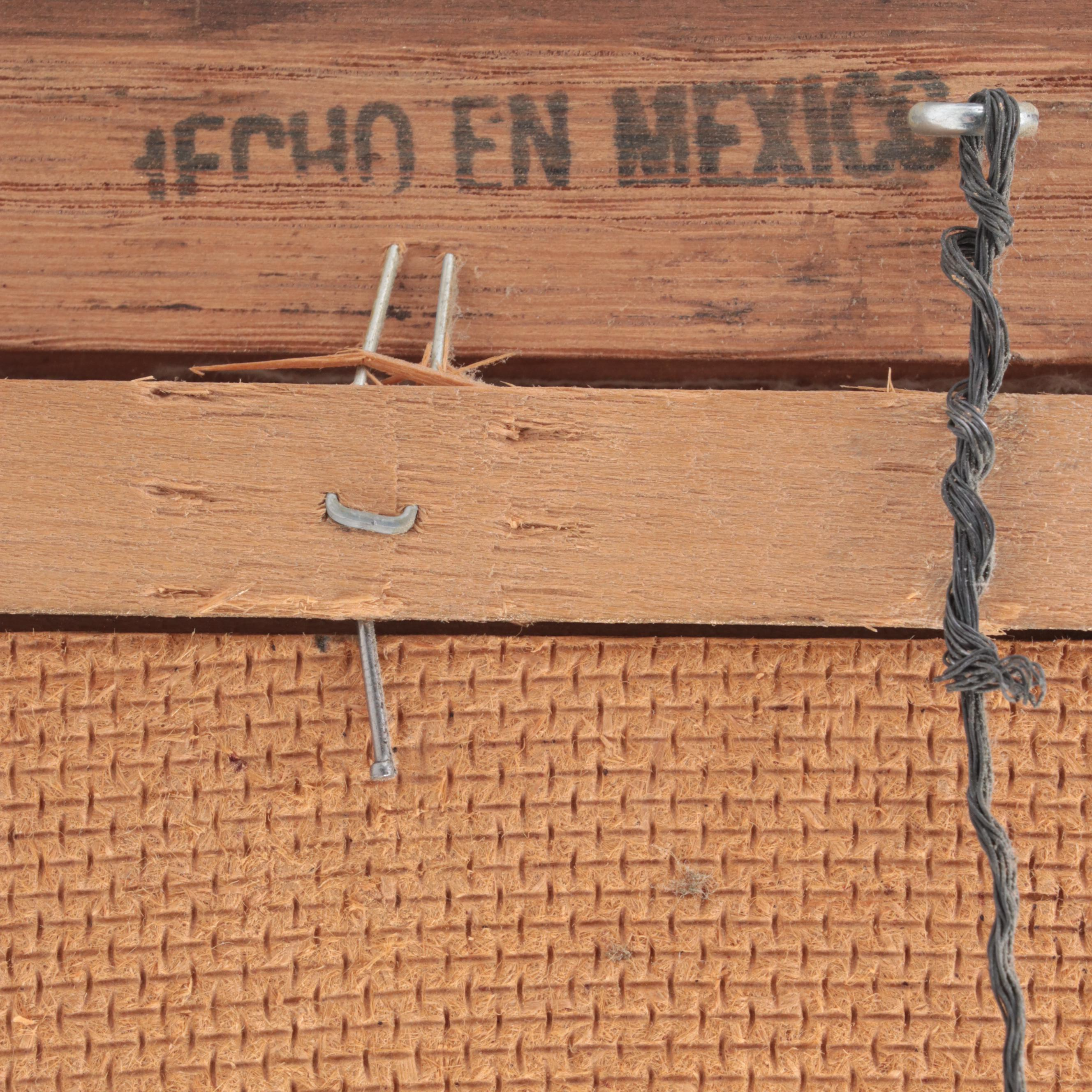 K. Roche Coastal Oil Painting of Harbor, Late 20th Century