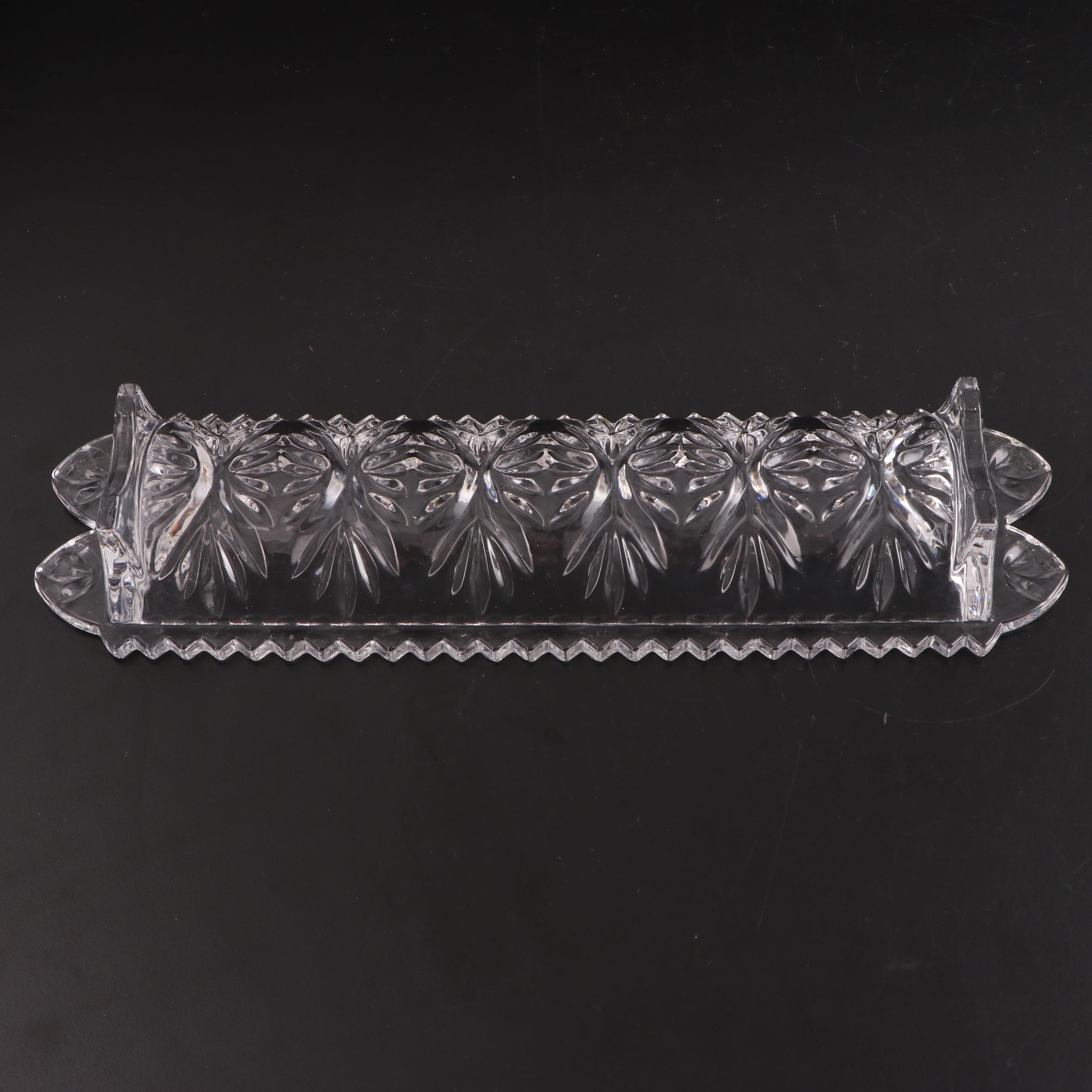 Cristal D'Arques-Durand "Barcelona" Pitcher with Other Tableware