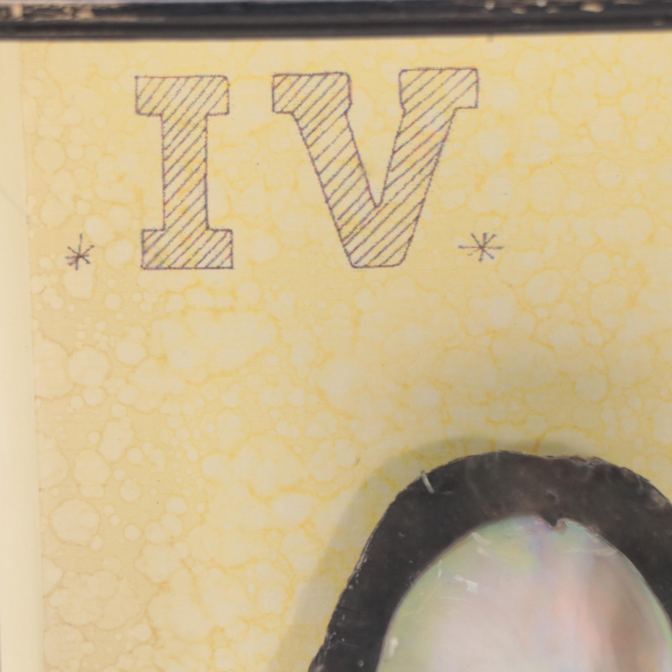 Framed Oyster Shell Specimen with Blister Pearl, Early 20th Century