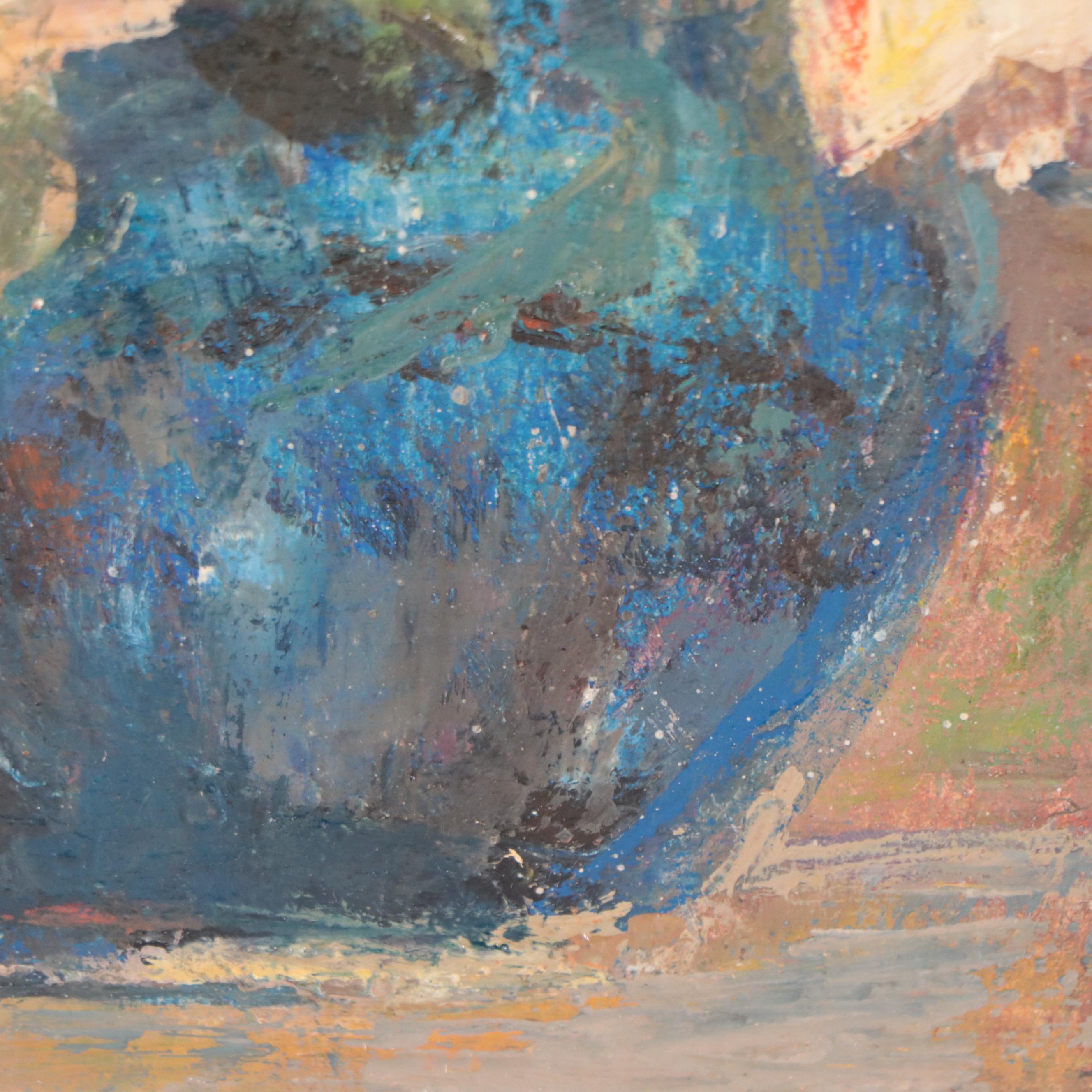 Kevin Kasik Oil Painting of Floral Still Life "Bouquet de Fleurs," 2023