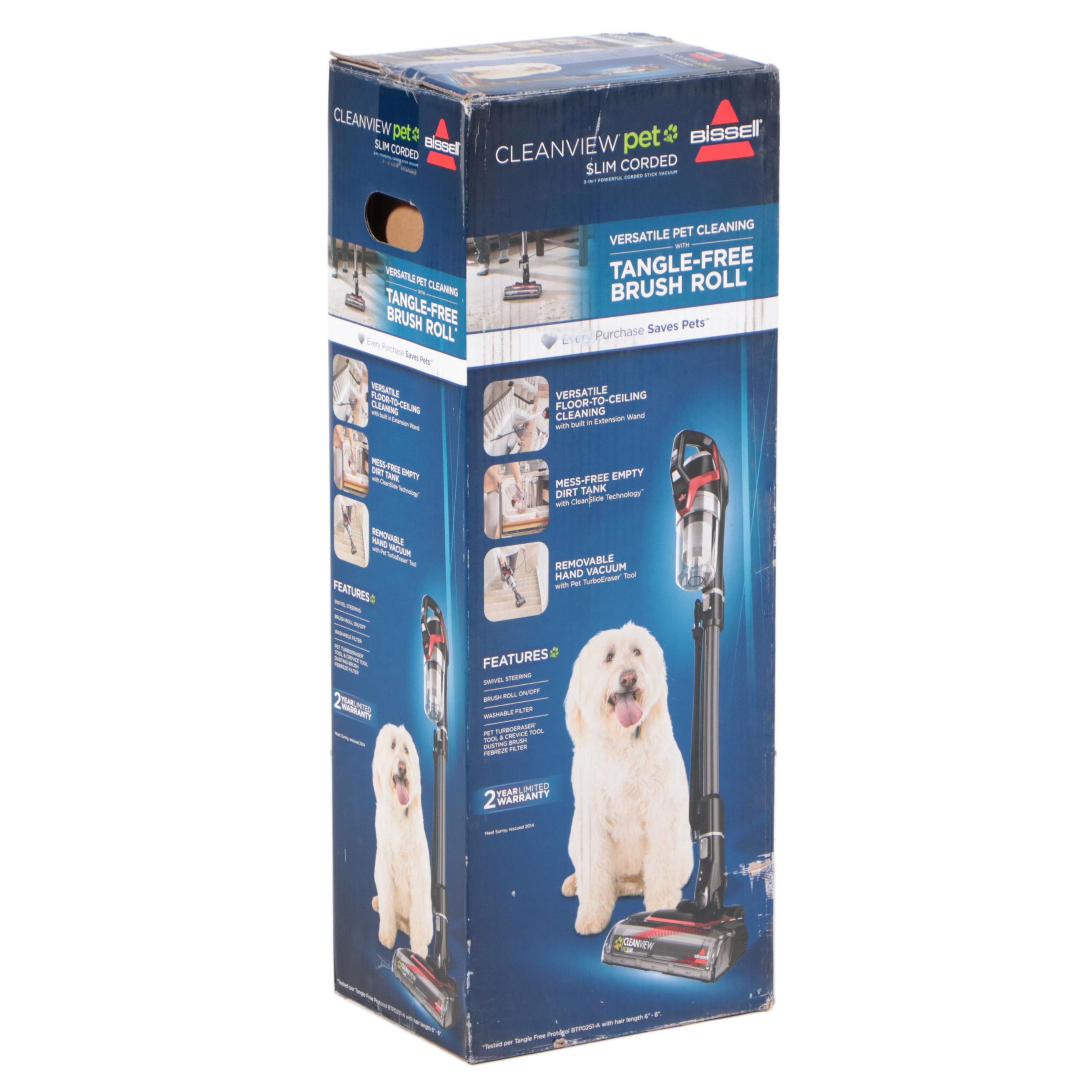 Bissell CleanView Pet Slim Corded Stick Vacuum