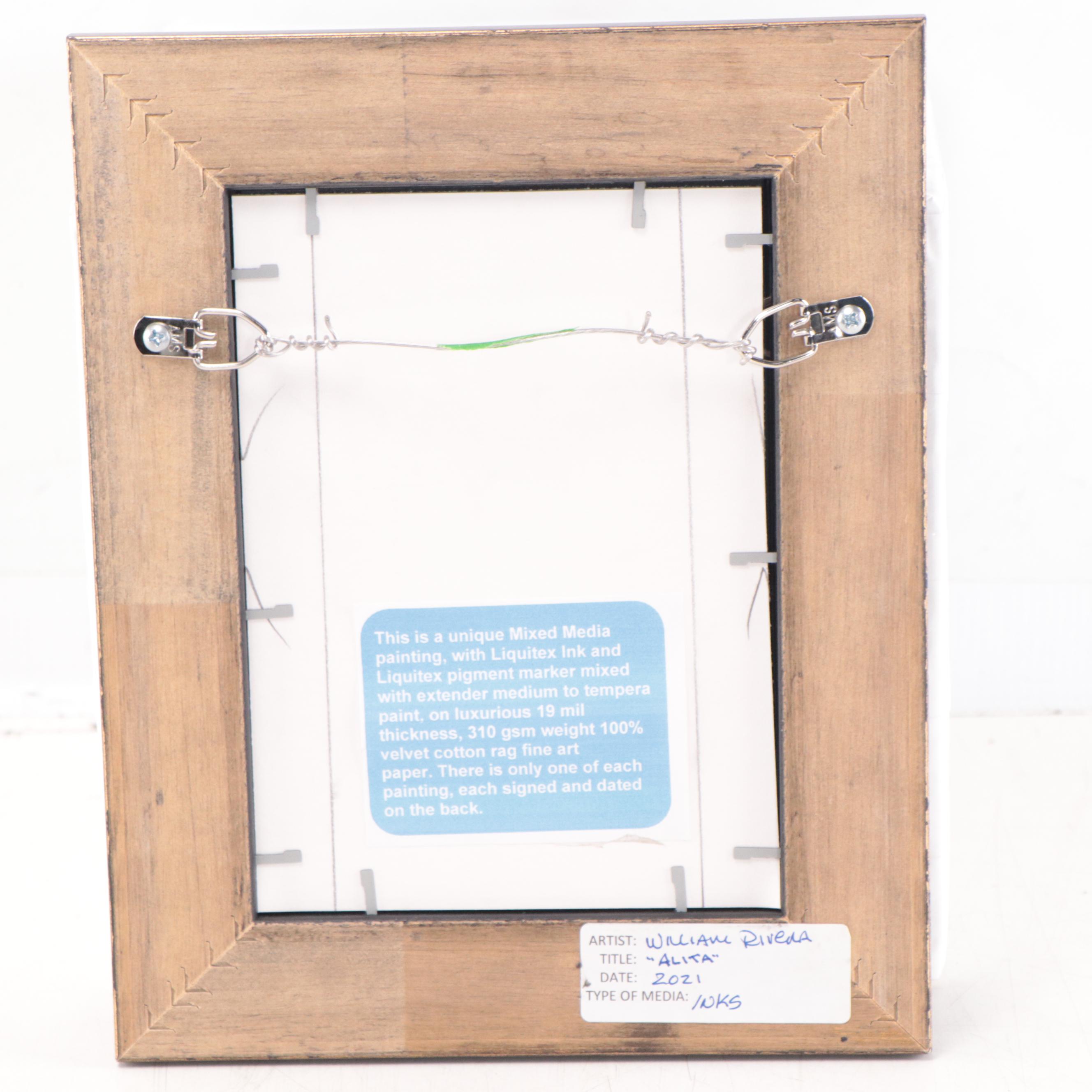 William Rivera Giclée "Alita," 2021