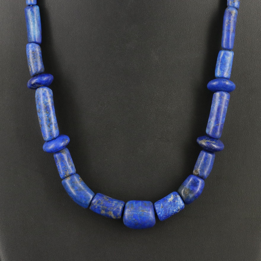 Southwestern Lapis Lazuli Graduating Necklace