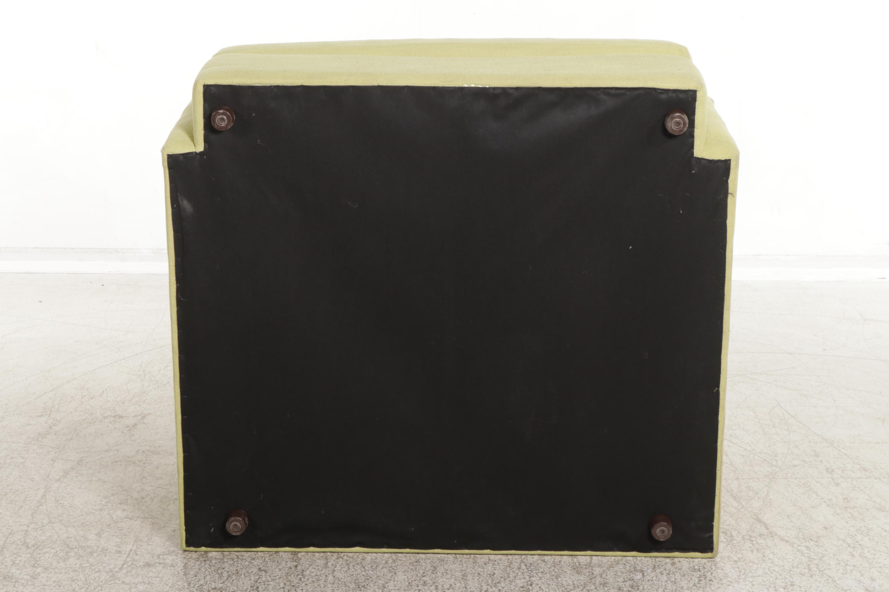 Crate & Barrel Oversize Upholstered "Chair and a Half"