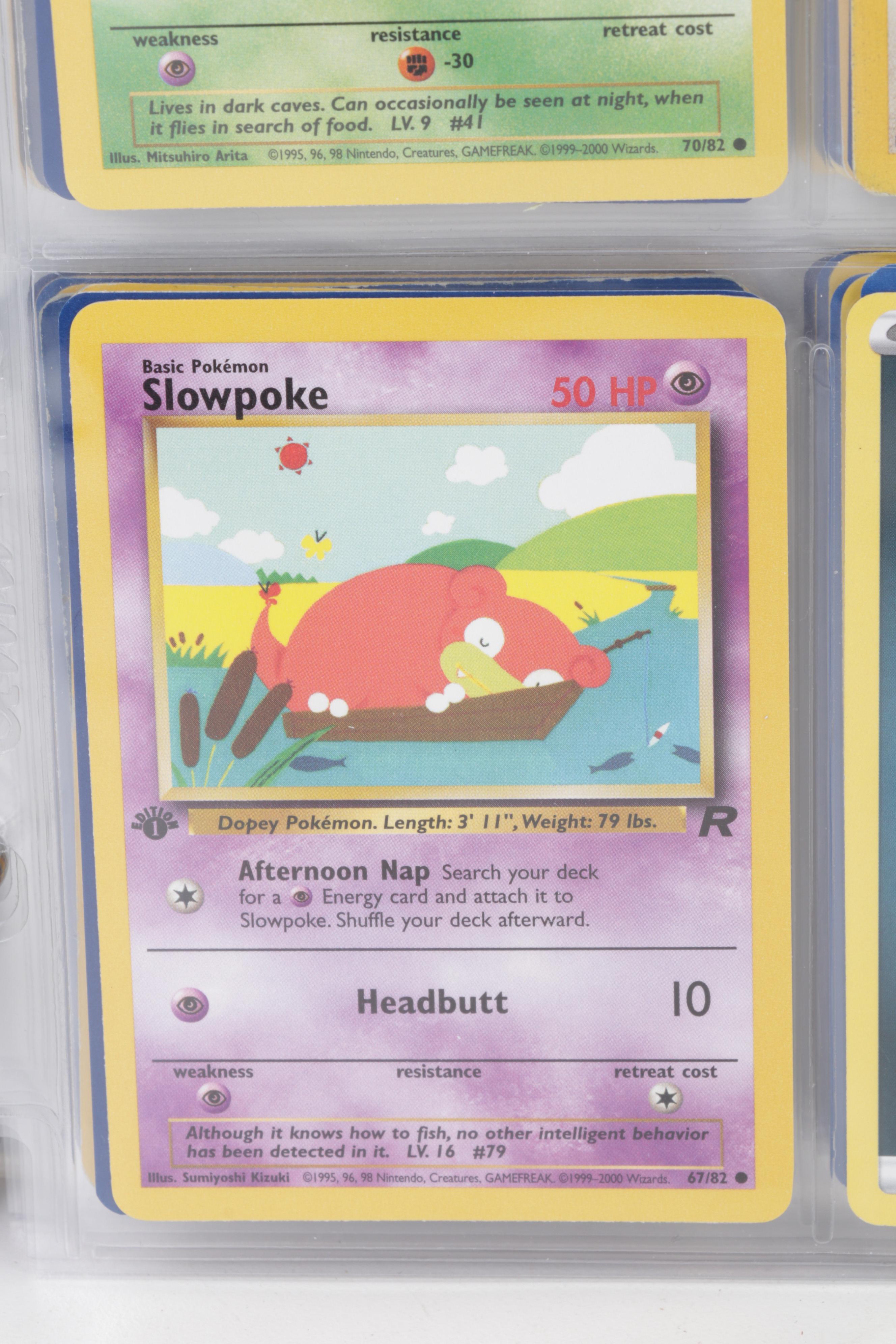 Pokémon Trading Cards Including First Edition "Blaine's Ponyta", 1999-2022
