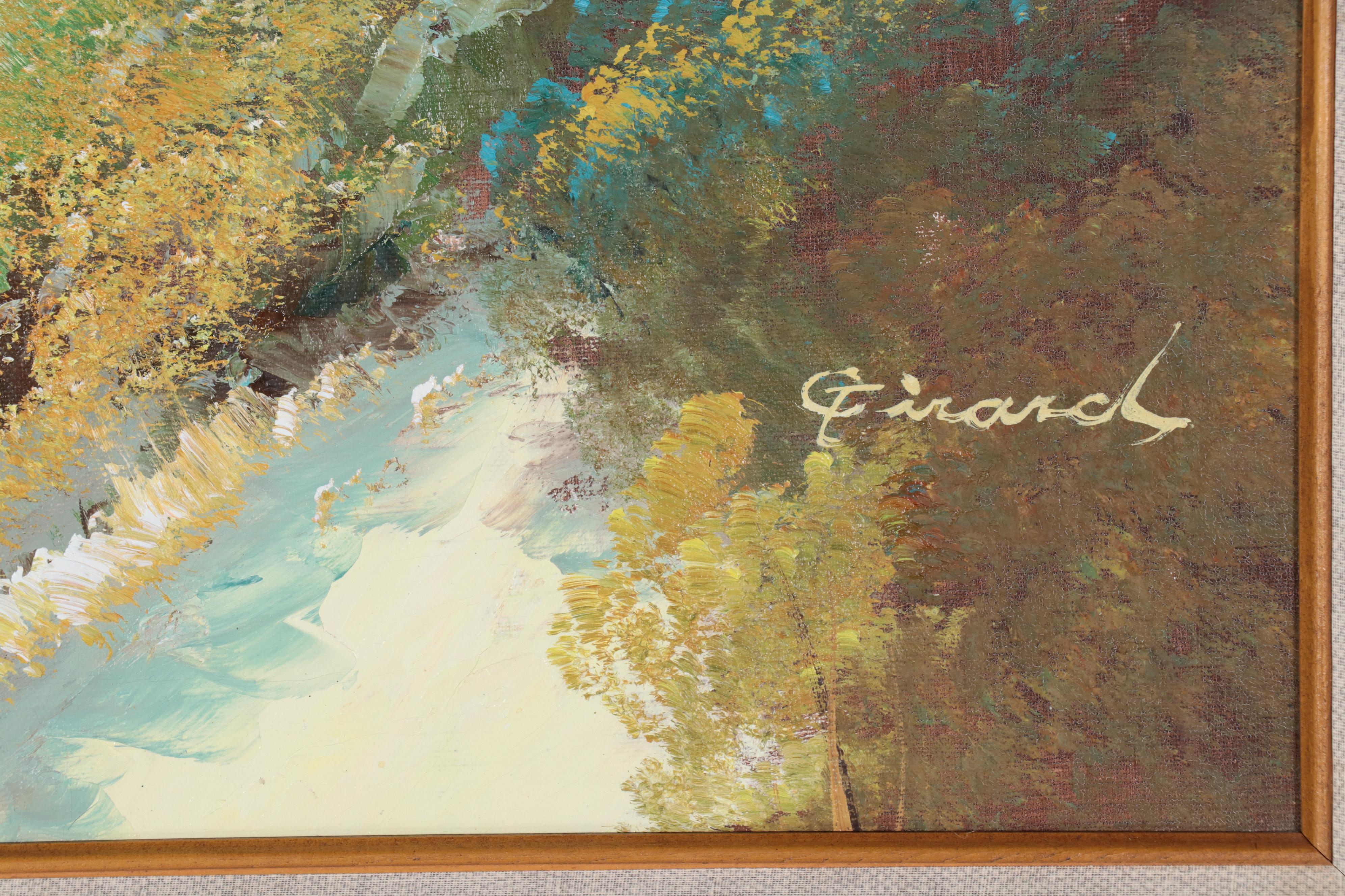 Girard Mediterranean Landscape Oil Painting