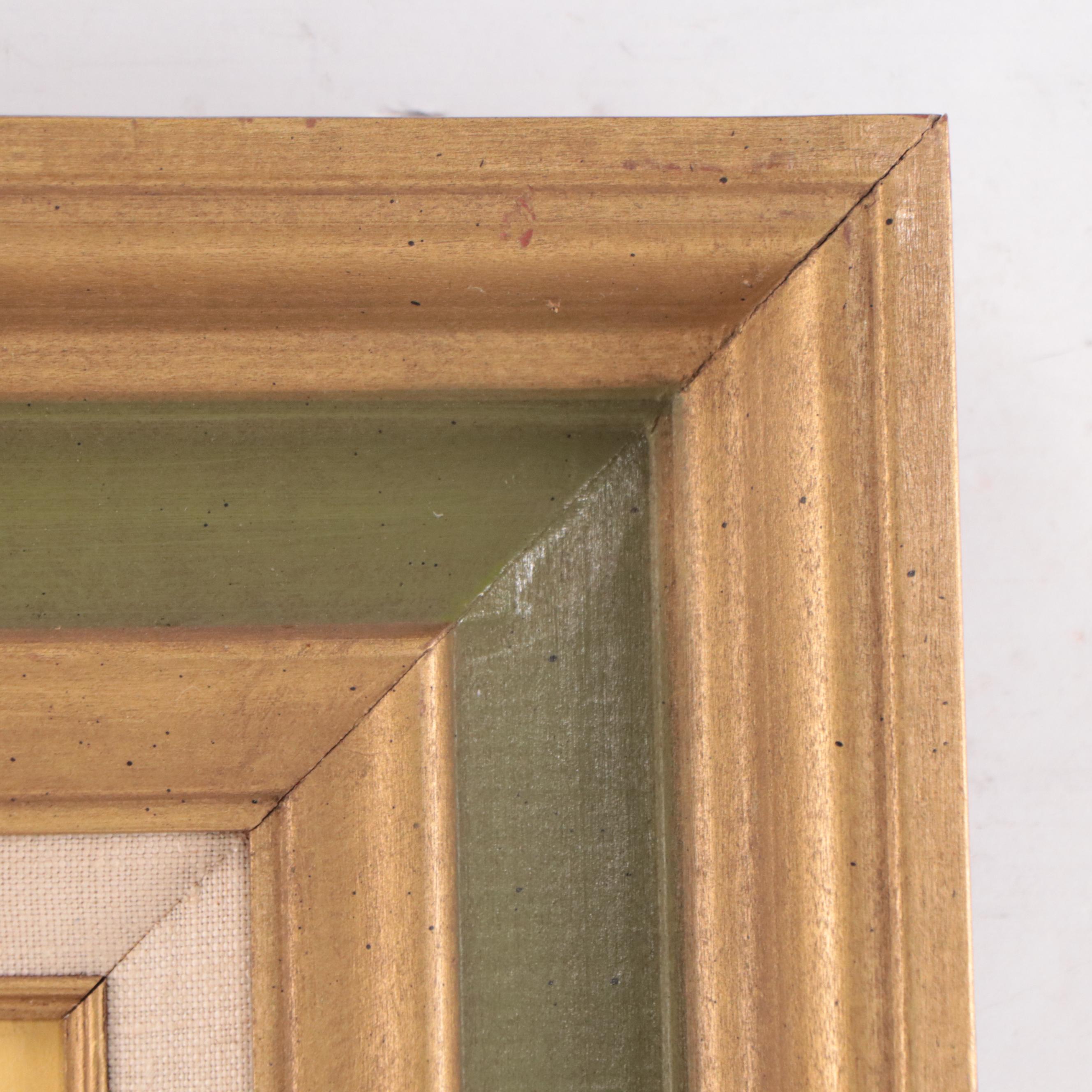 Oil Painting of Wooded Landscape