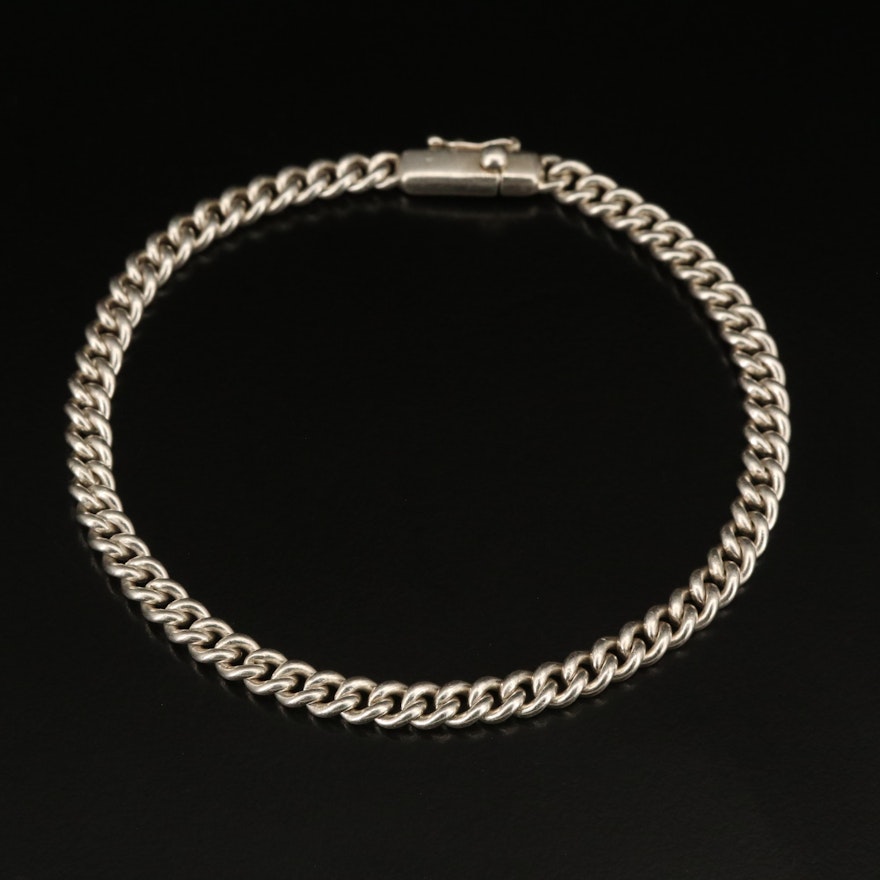 J. Hannah Identity II Sterling Curb Chain Bracelet